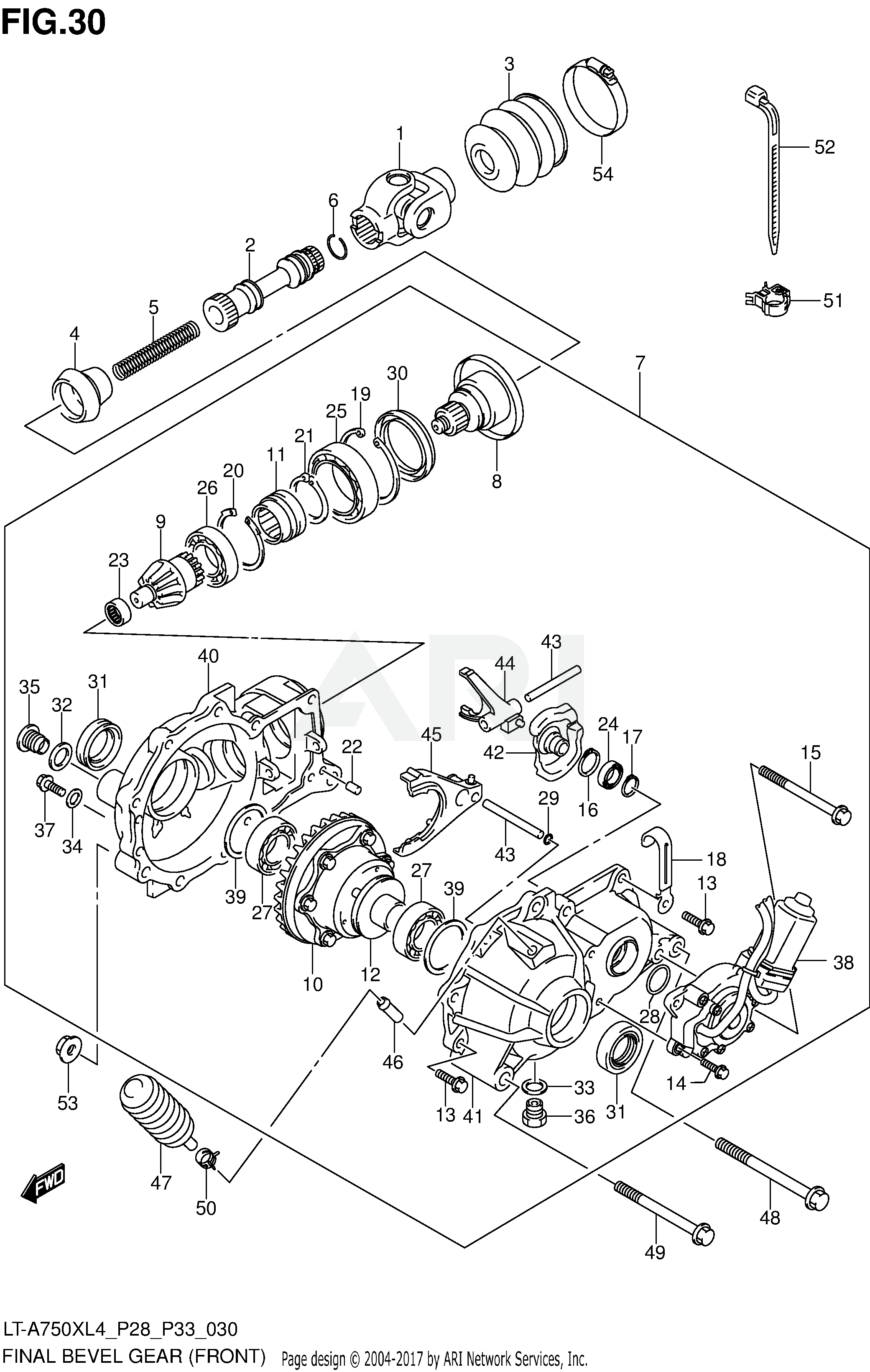 FINAL BEVEL GEAR (FRONT)