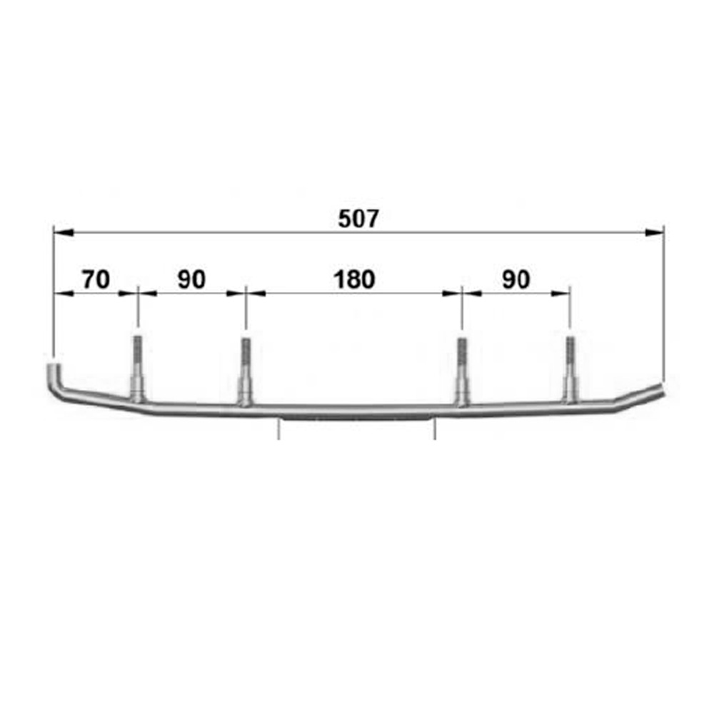 Коньки лыж усиленные 160 мм Yamaha SLD-0081-019