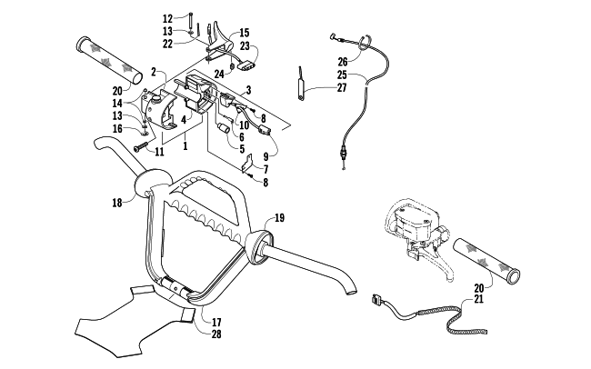 HANDLEBAR AND CONTROLS