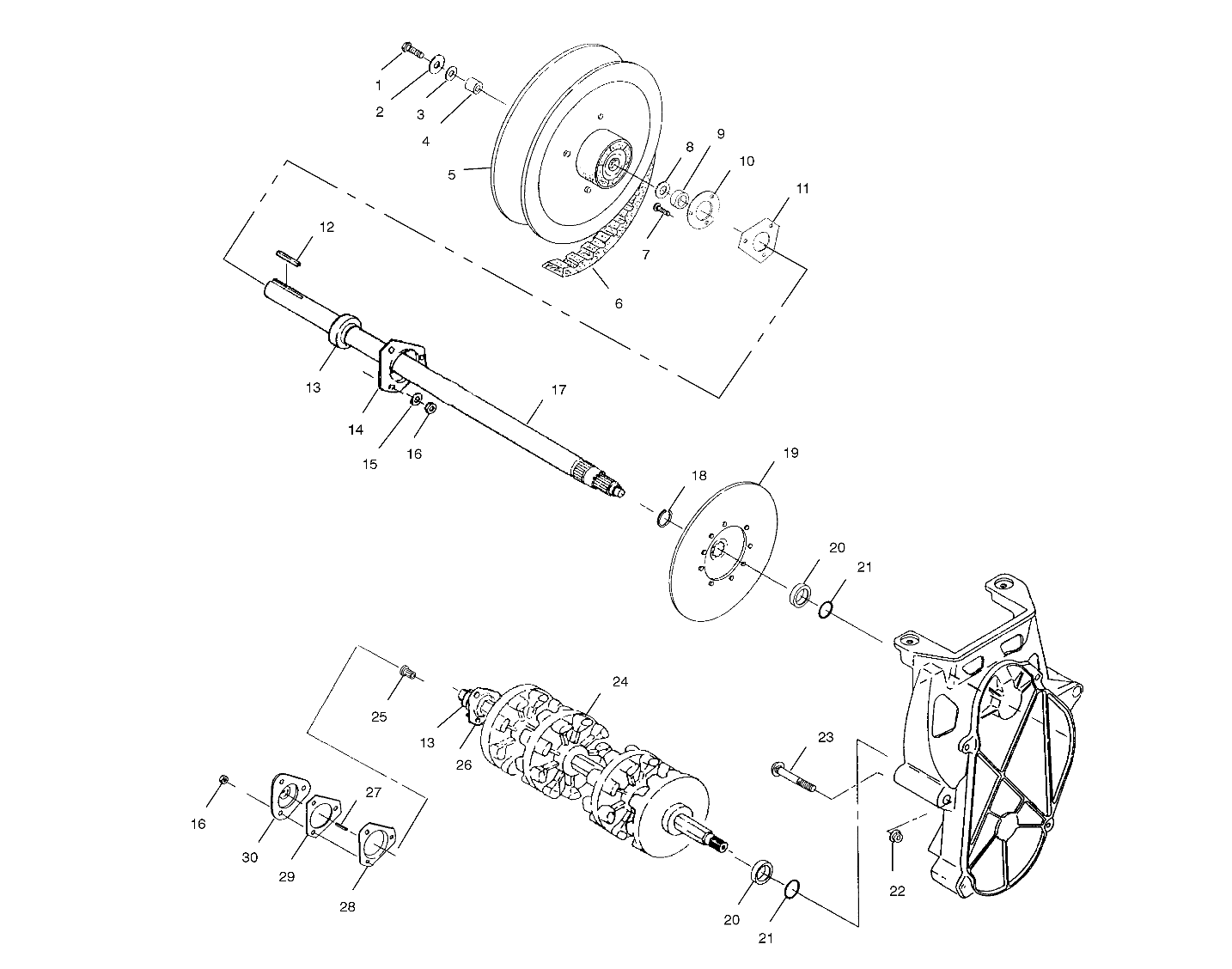 DRIVE TRAIN - S02ST6ES/S02ST6ESA (4968596859B08)