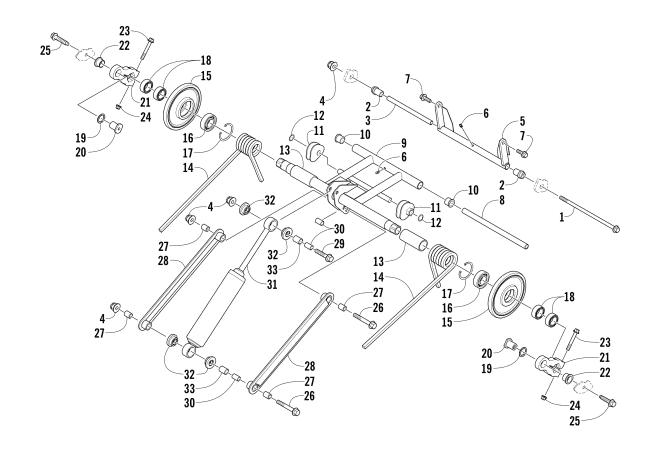 REAR SUSPENSION REAR ARM ASSEMBLY