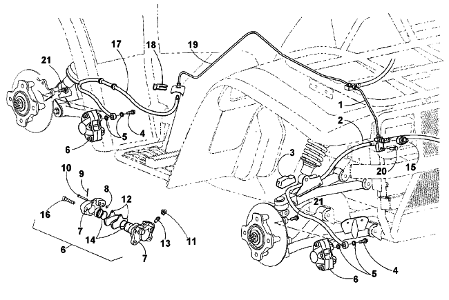 HYDRAULIC BRAKE ASSEMBLY