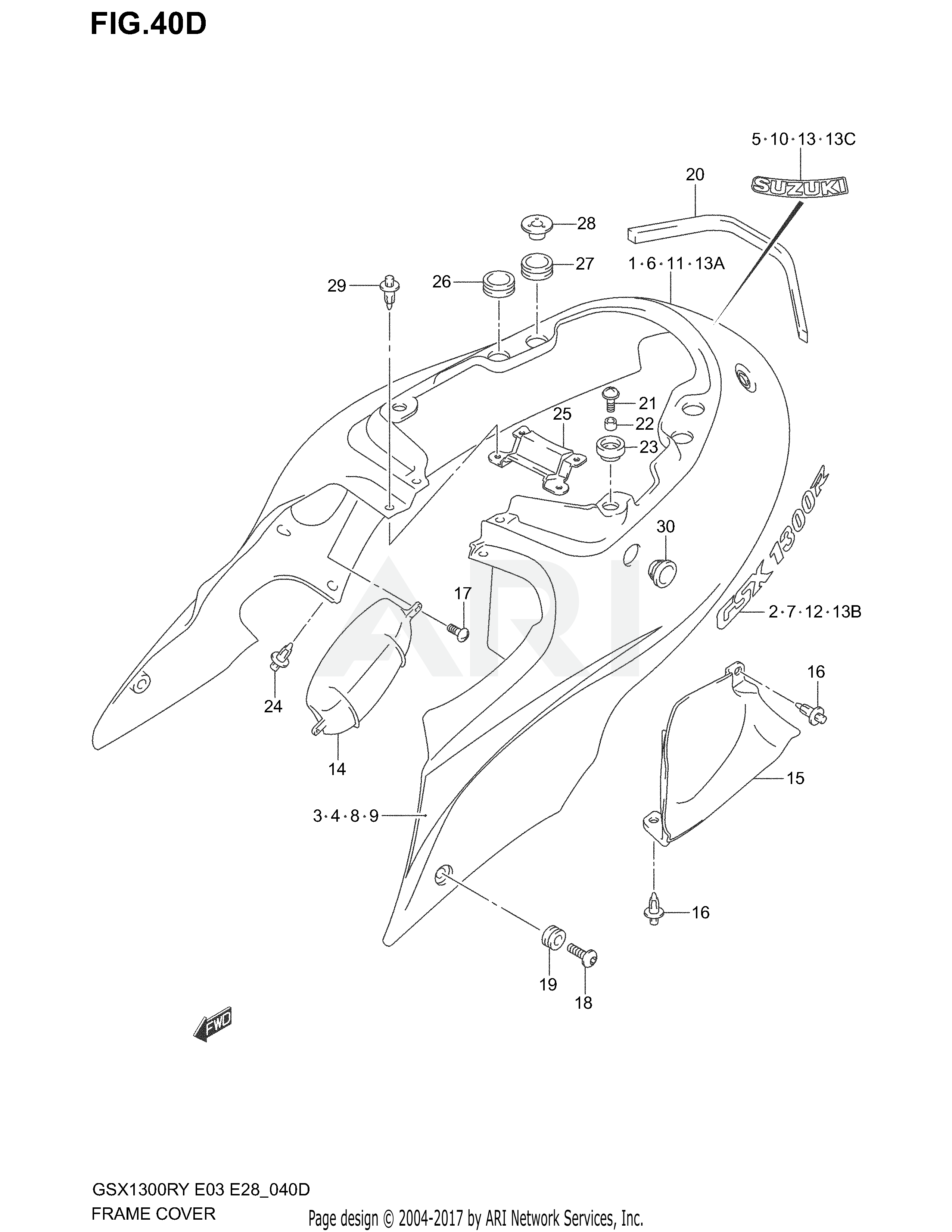 FRAME COVER (MODEL K3)