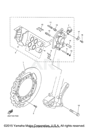 FRONT BRAKE CALIPER