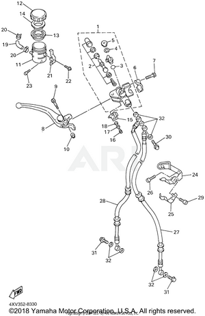 FRONT MASTER CYLINDER