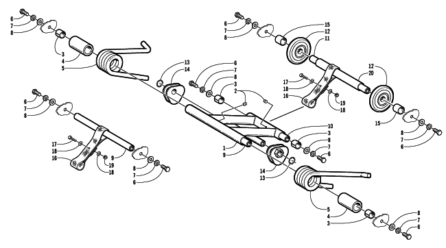 REAR SUSPENSION ARM ASSEMBLY