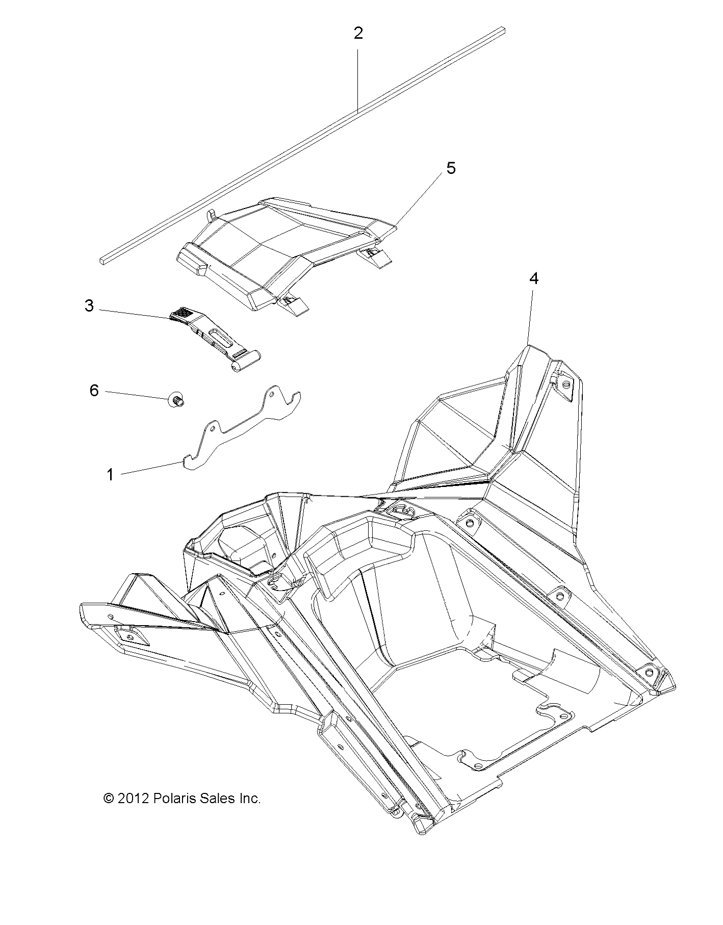 BODY, STORAGE, REAR - A17SVA85A2 (49ATVSTORAGERR13850SCRAM)