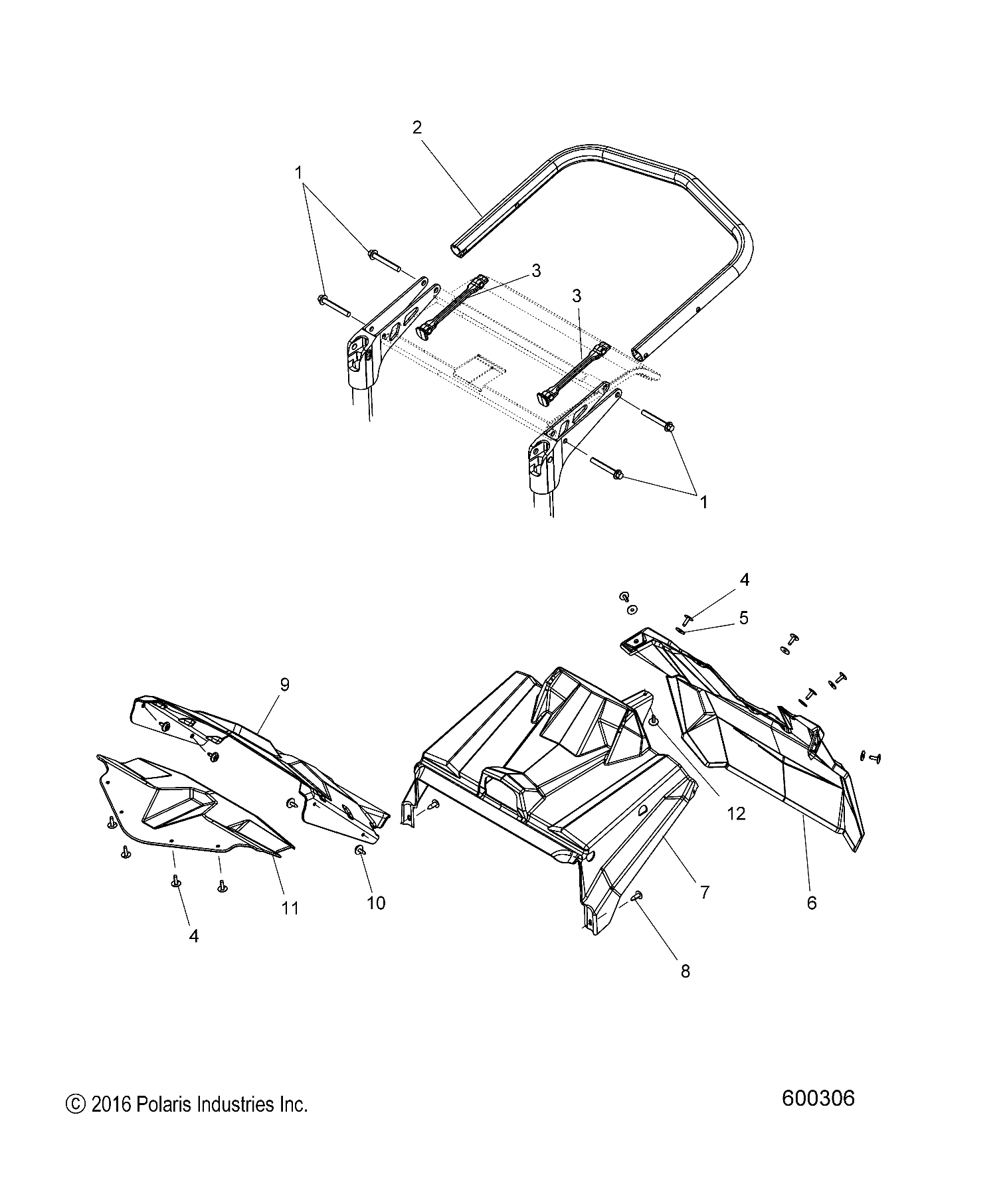 BODY, BUMPER, REAR and CLOSEOFF - S19DDE6PSL (600306)