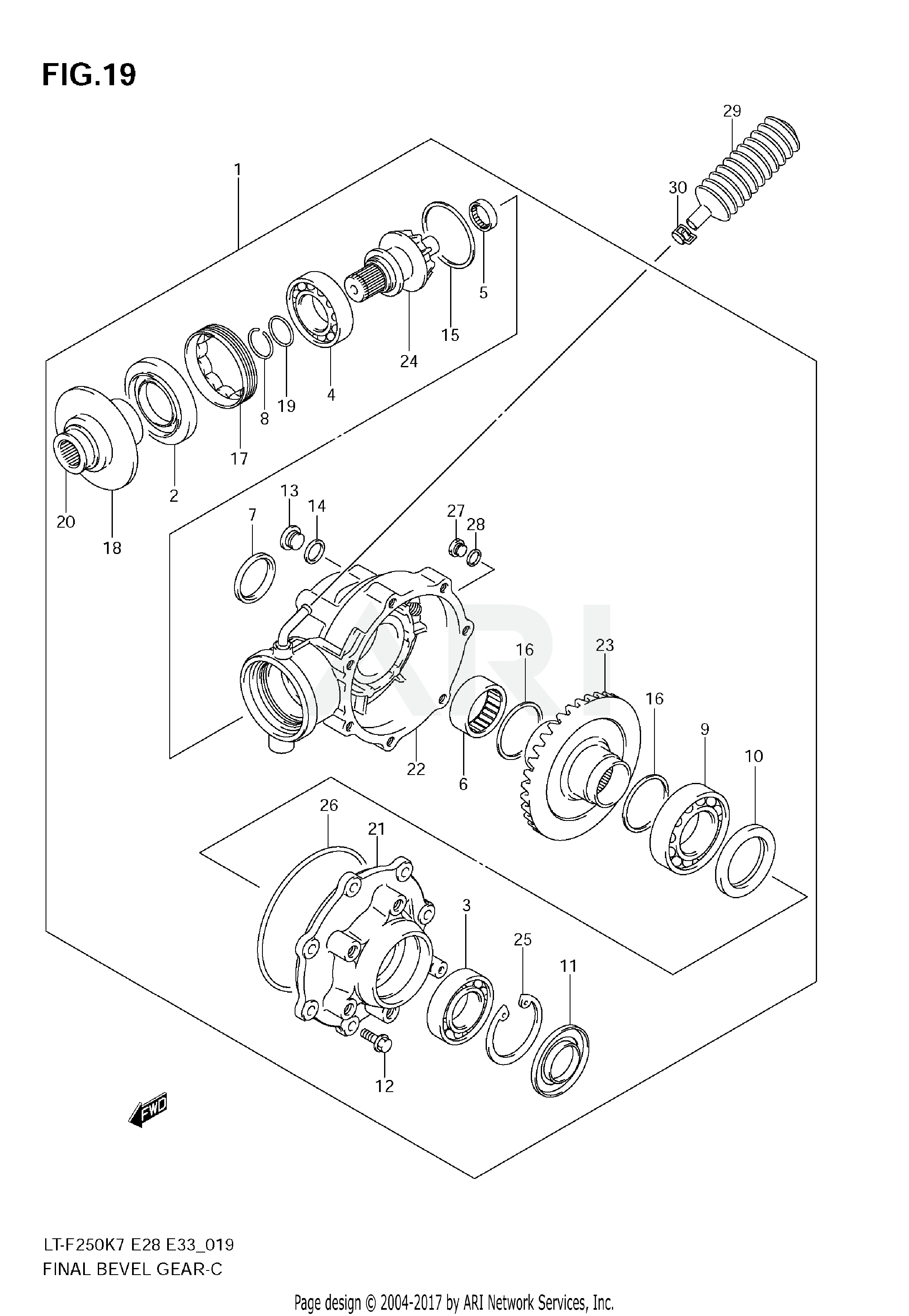 FINAL BEVEL GEAR