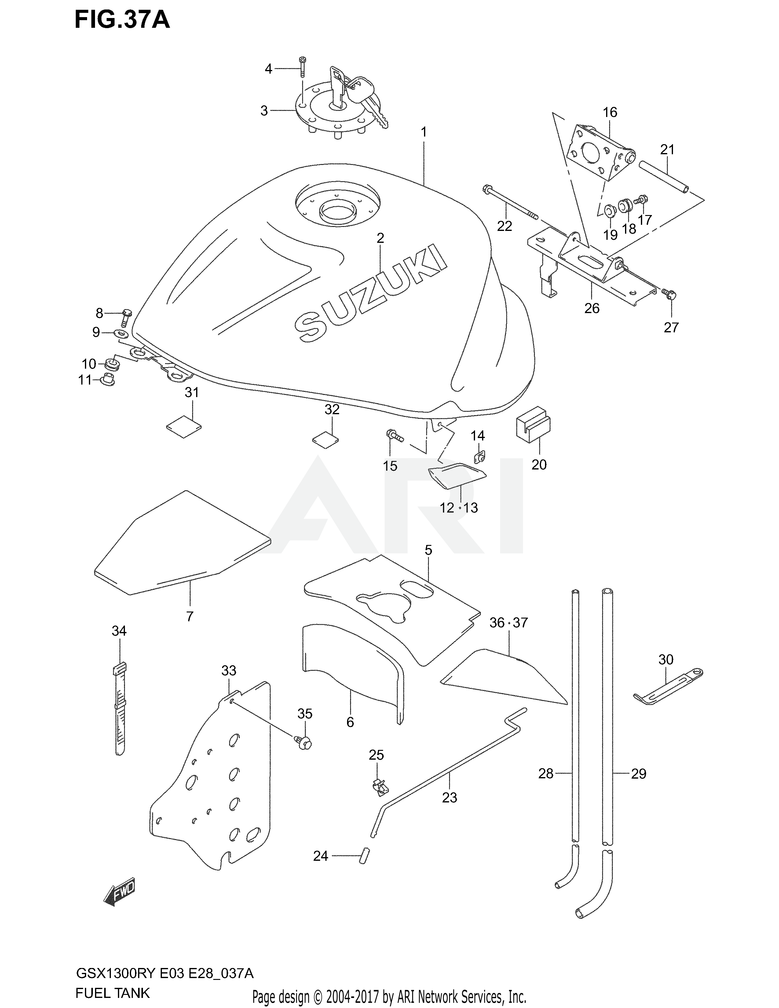 FUEL TANK (MODEL Y)