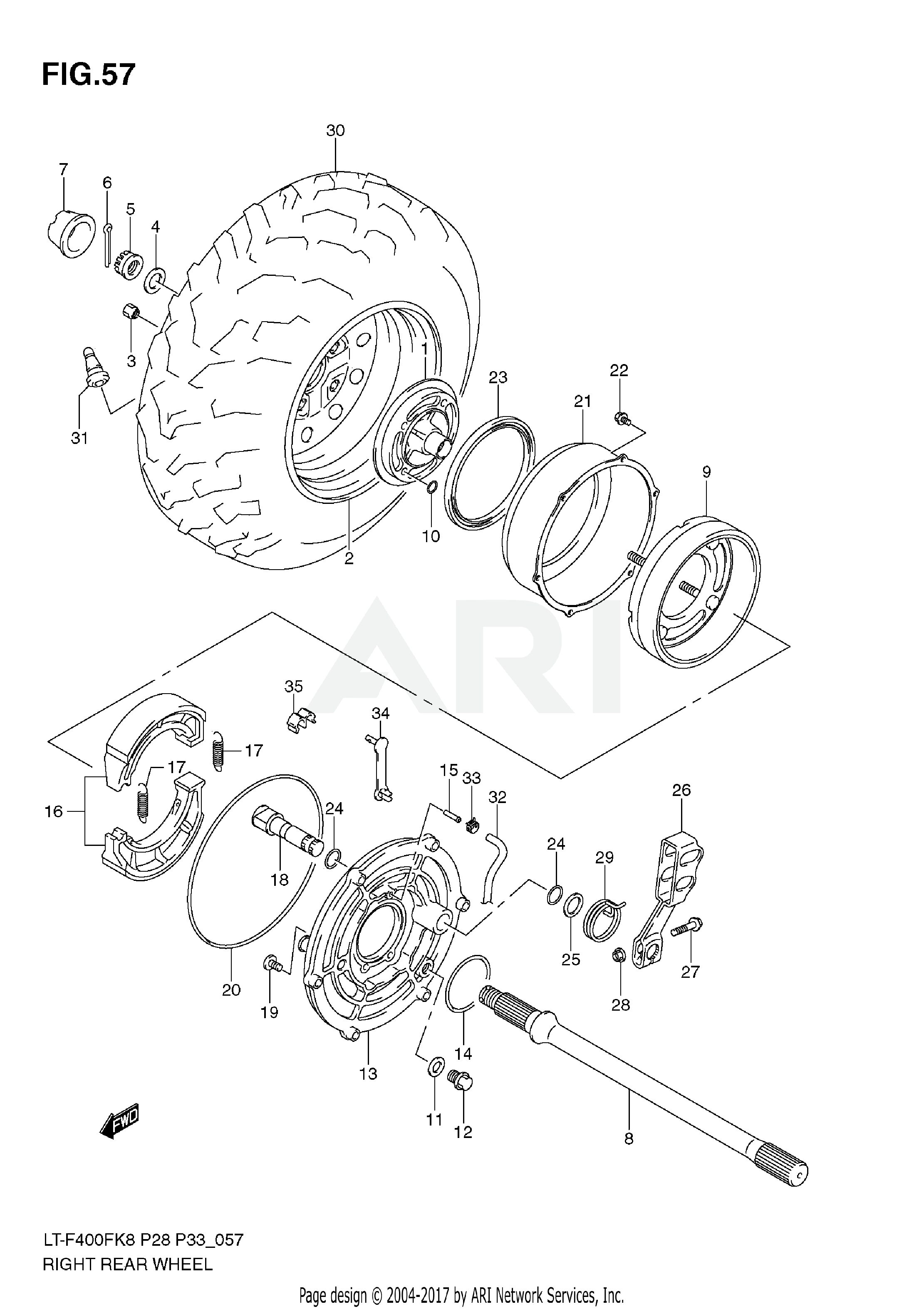 RIGHT REAR WHEEL