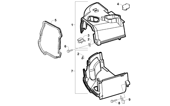 ENGINE SHROUD ASSEMBLY