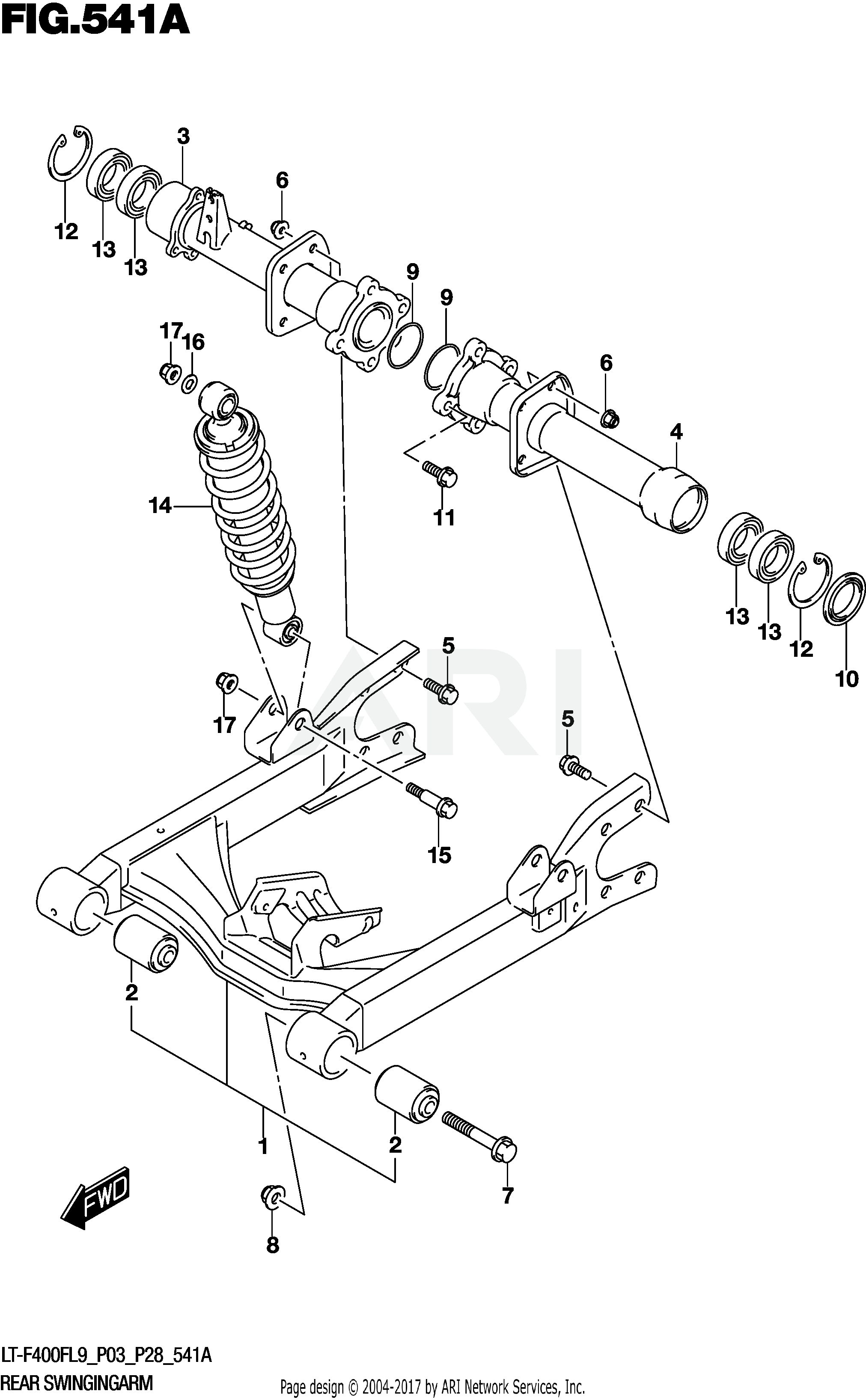 REAR SWINGINGARM