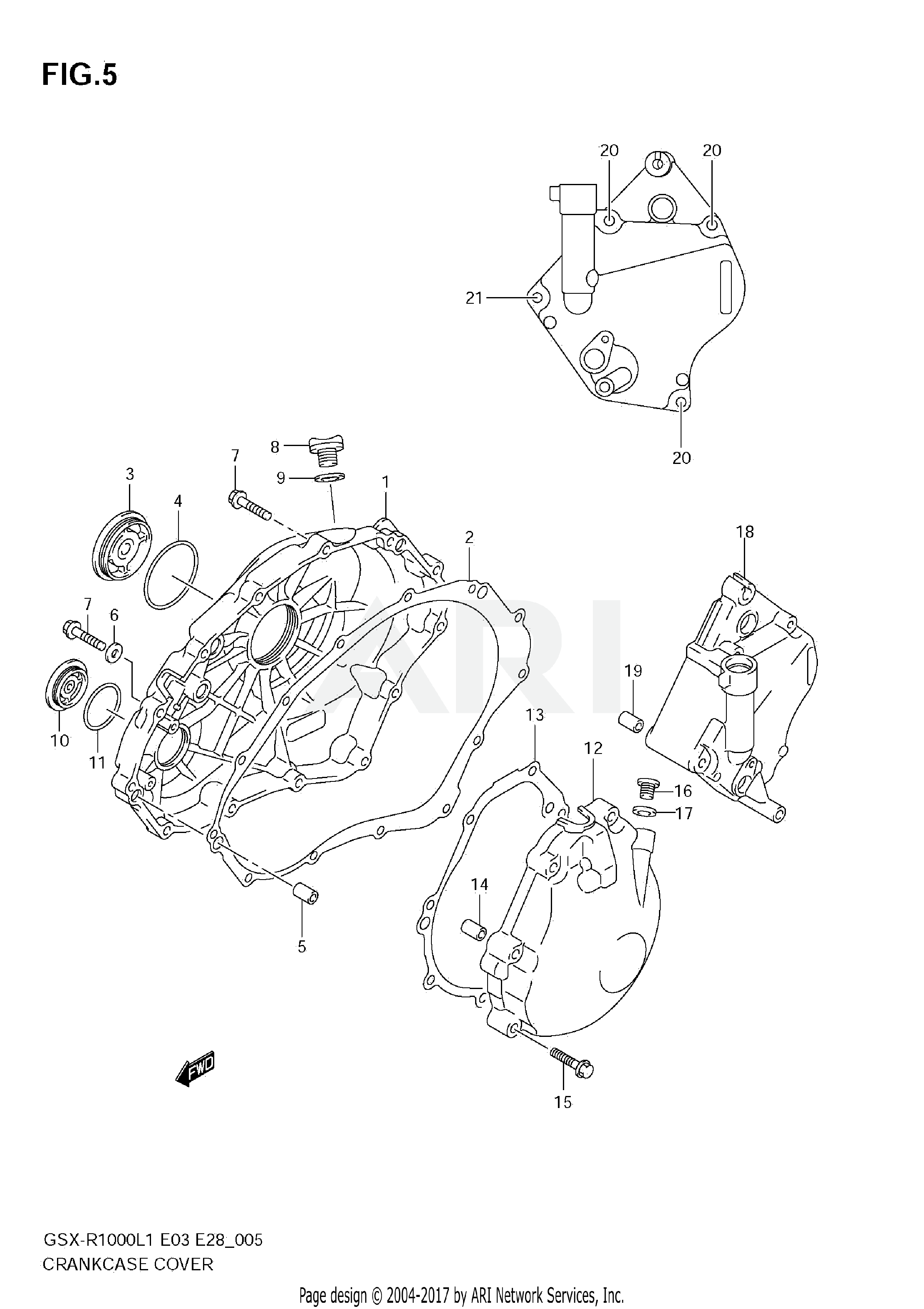 CRANKCASE COVER