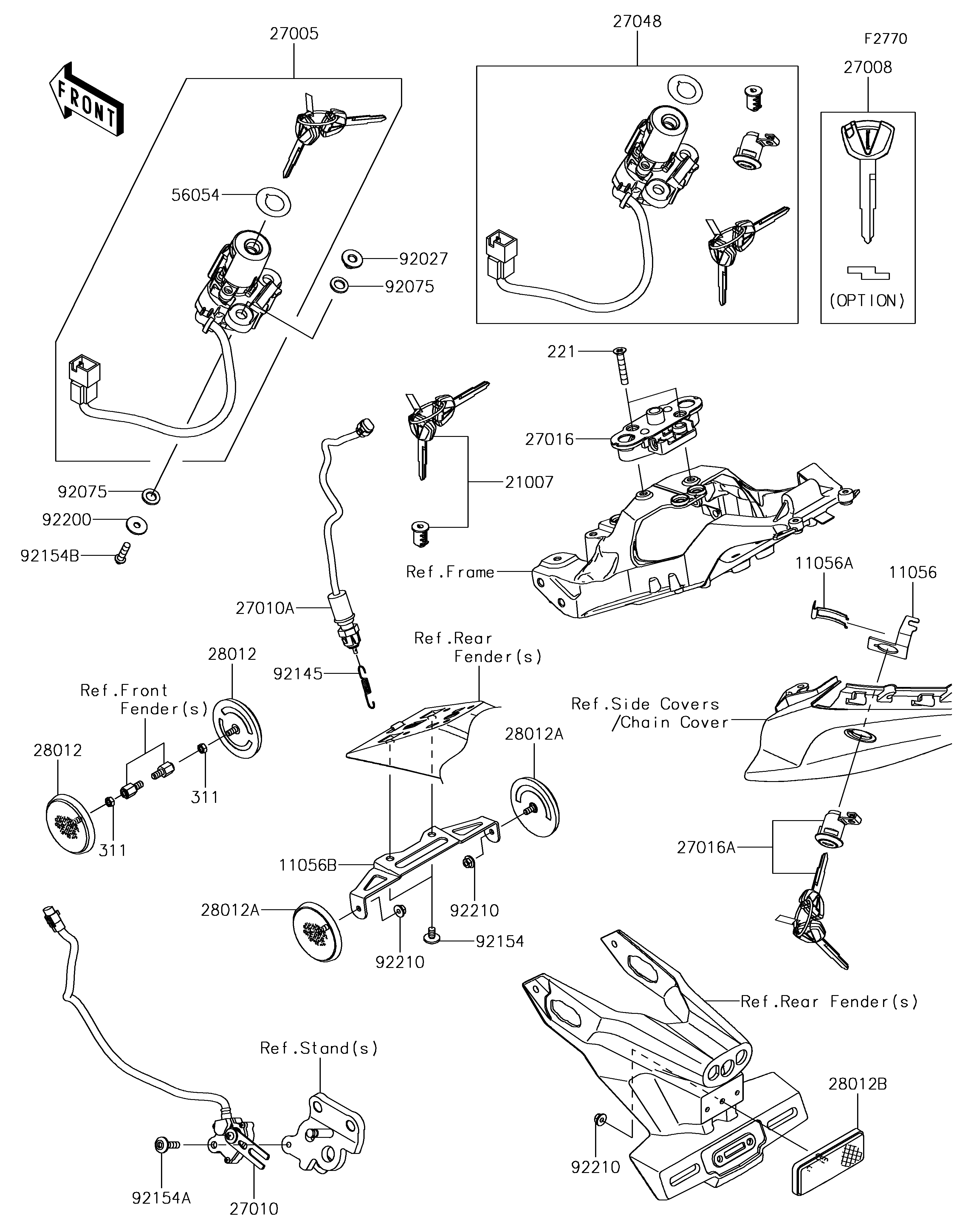 Ignition Switch/Locks/Reflectors