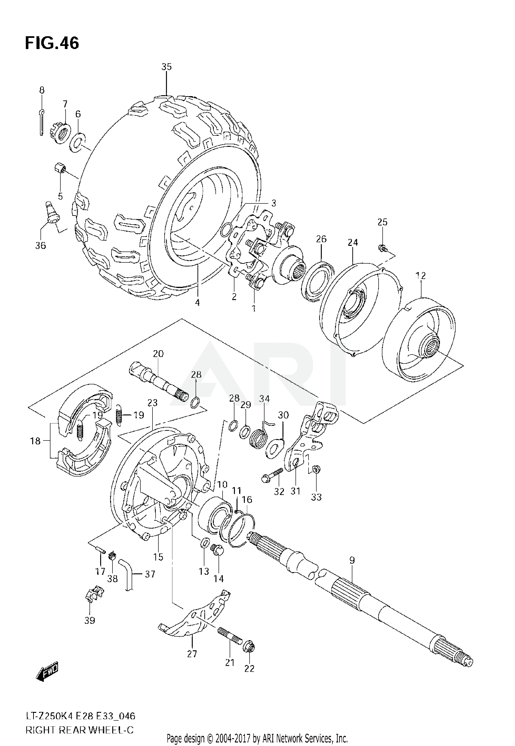 RIGHT REAR WHEEL