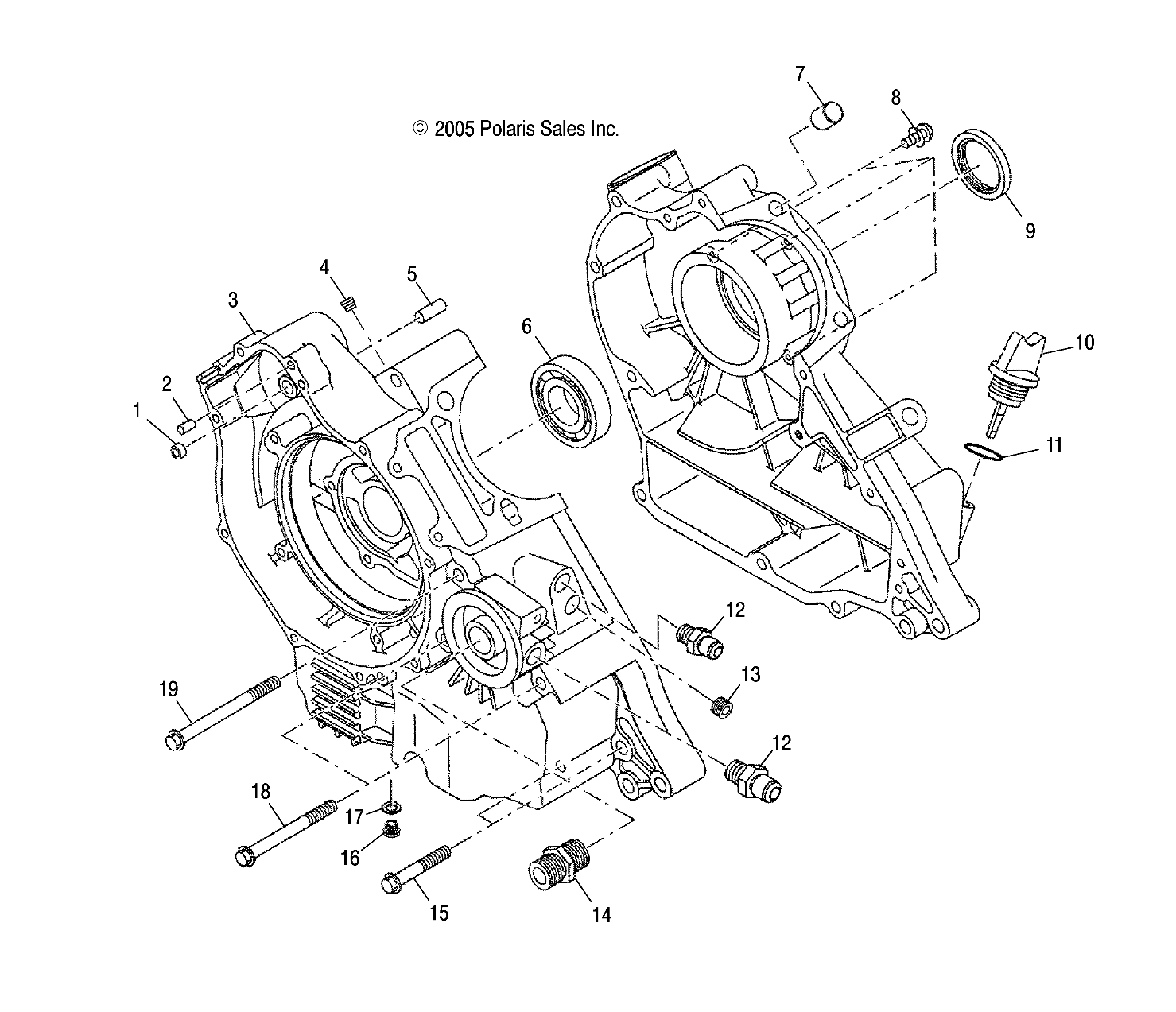 CRANKCASE - A05CB32AA (4999201699920169C12)