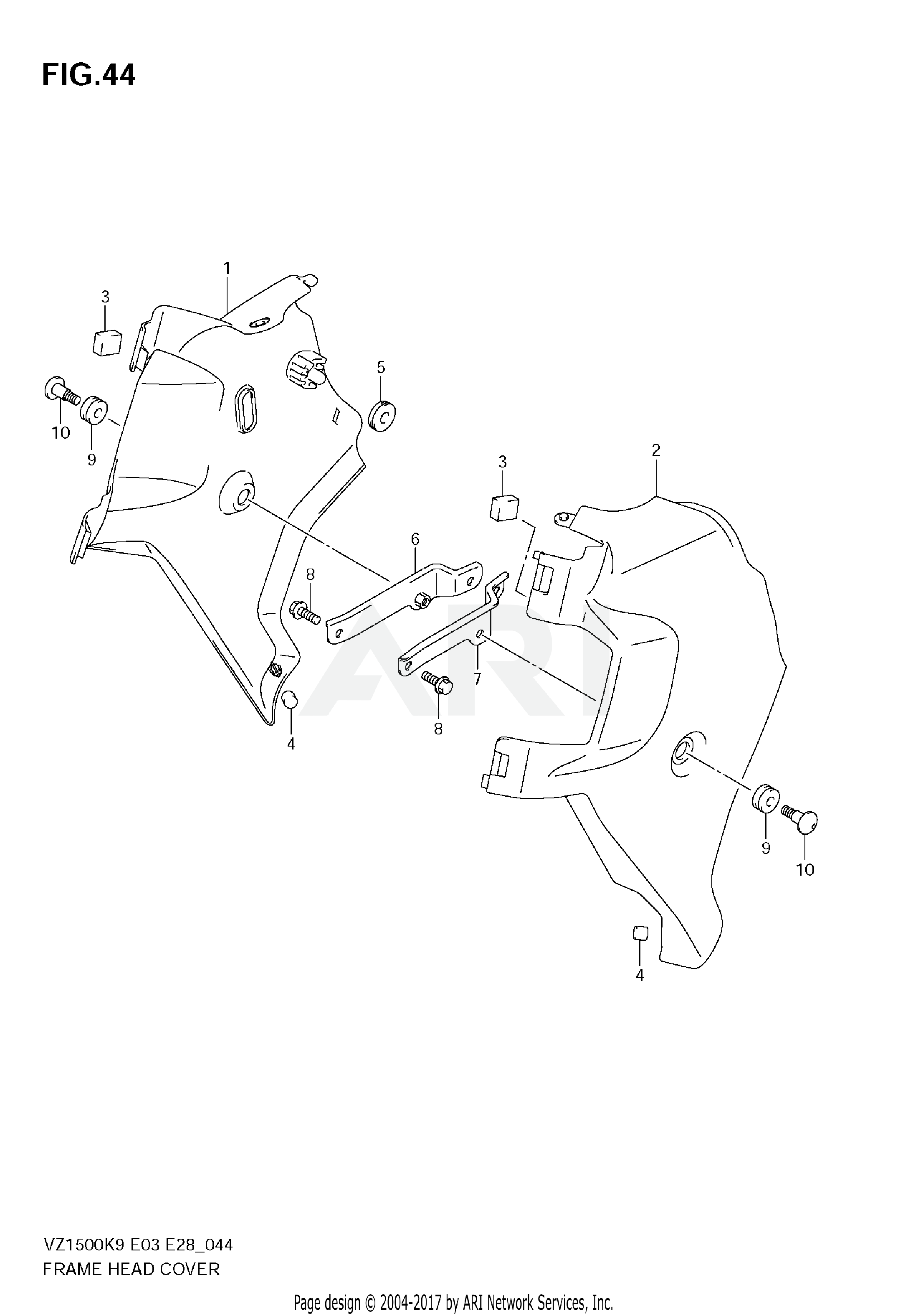 FRAME HEAD COVER