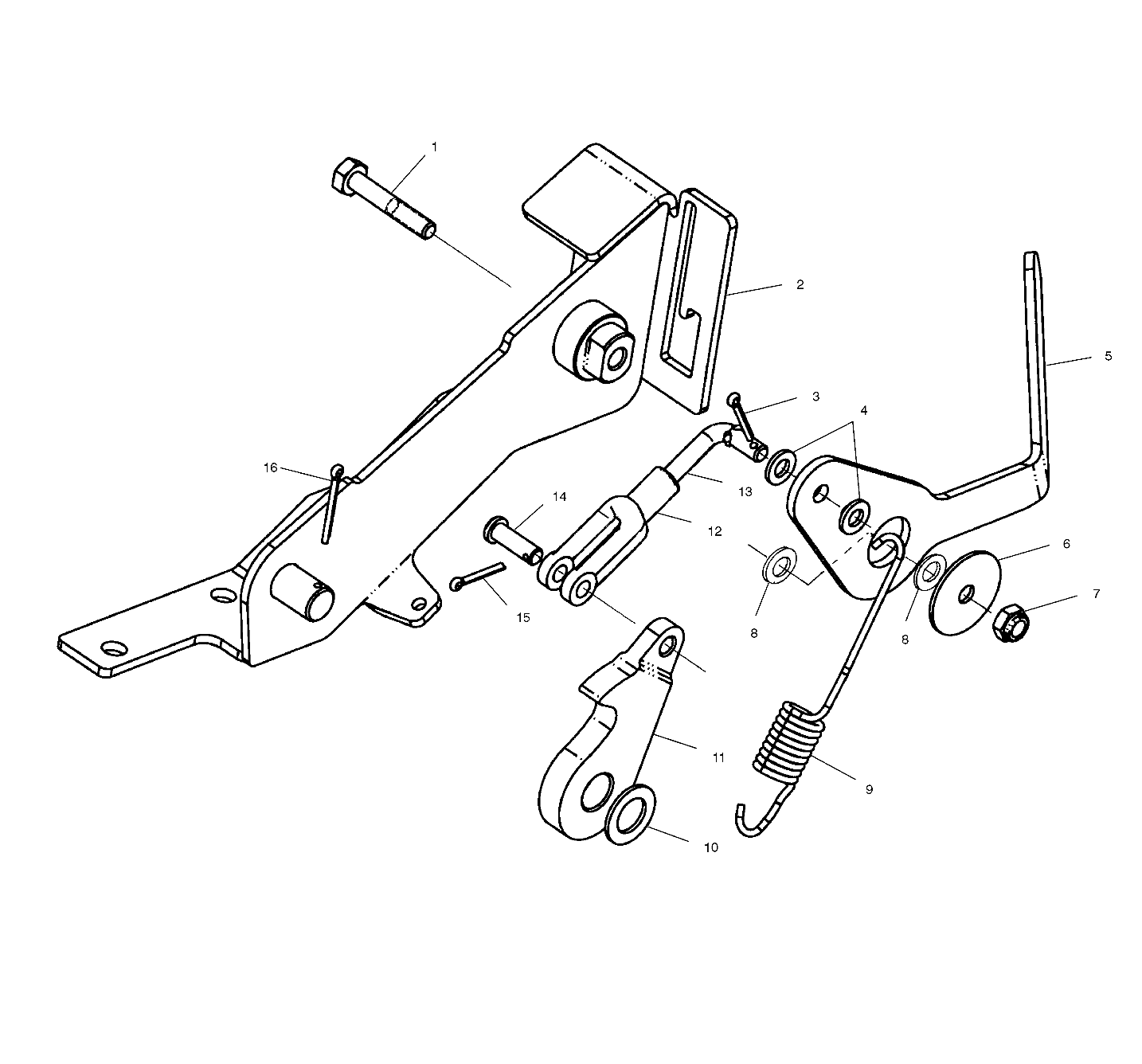 FOOT BRAKE - A00CH50EB (4954805480E009)