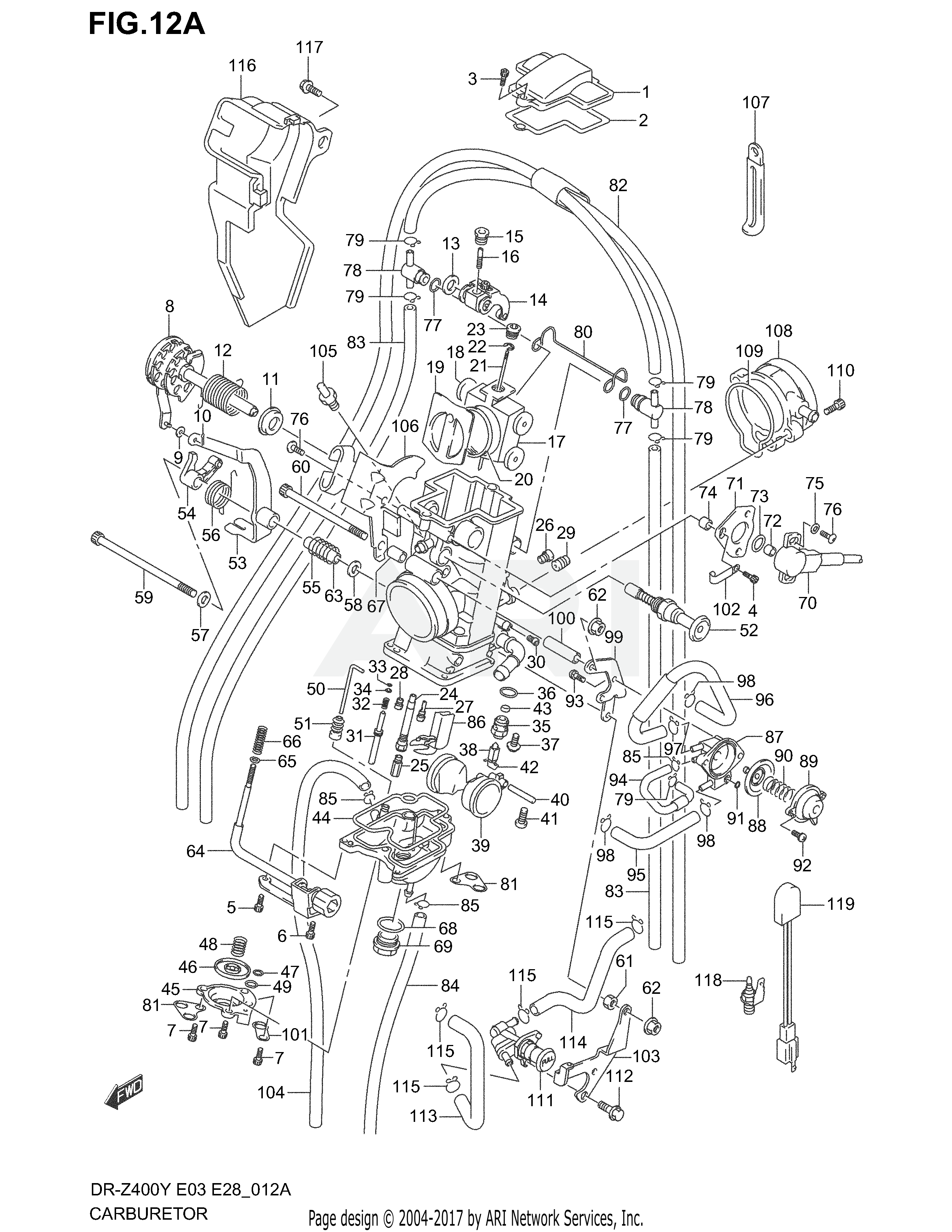 CARBURETOR (MODEL K3/K4)