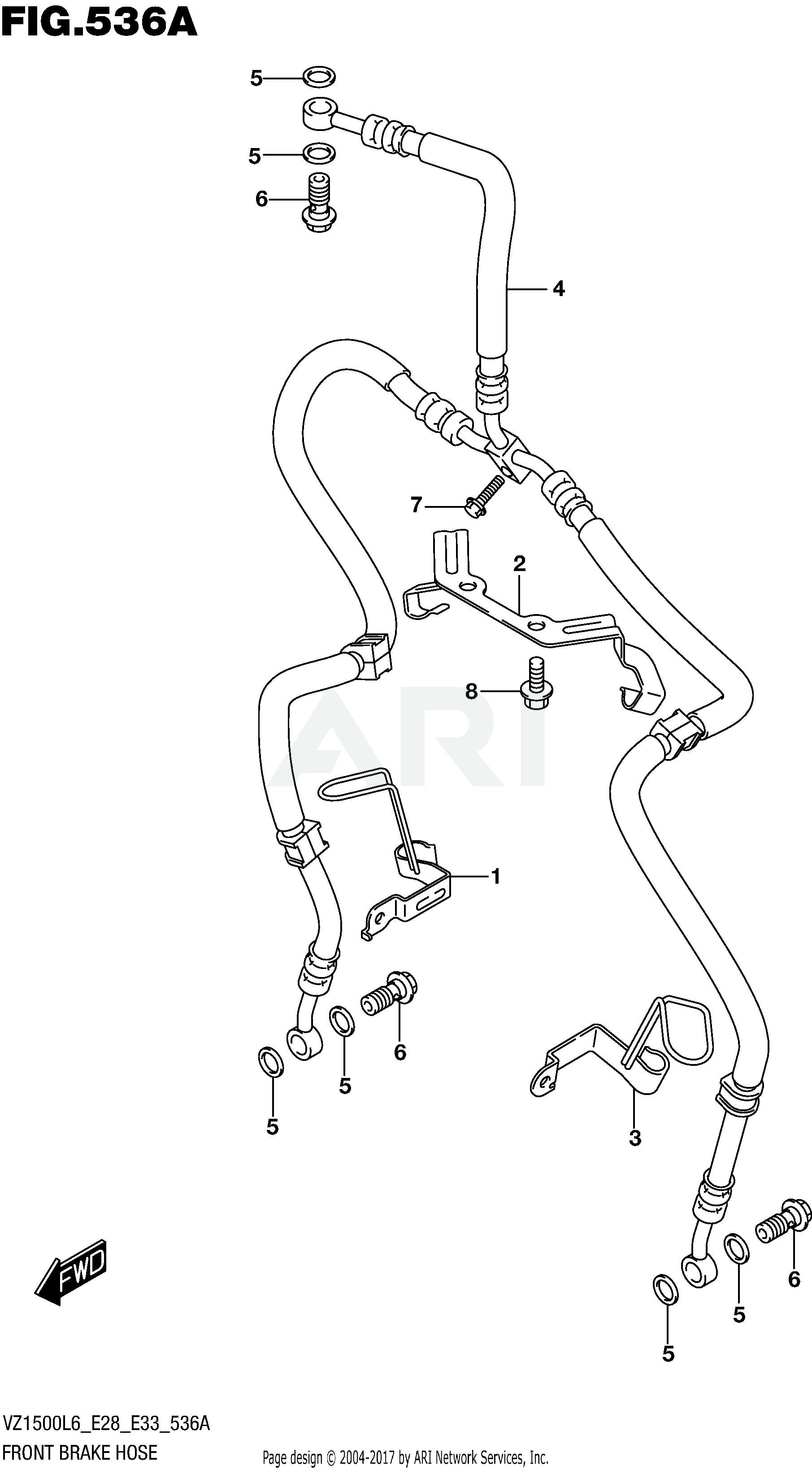 FRONT BRAKE HOSE