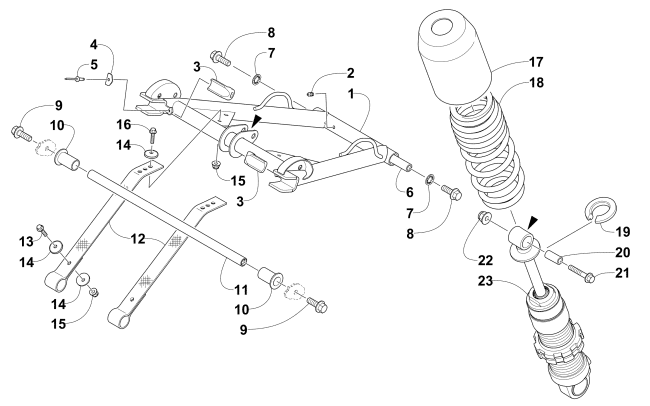 REAR SUSPENSION FRONT ARM ASSEMBLY