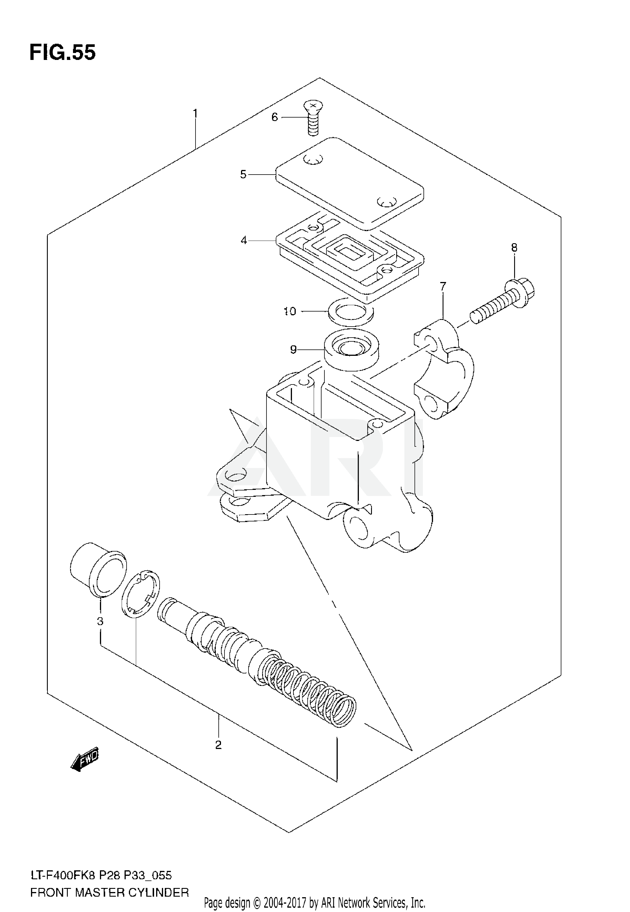 FRONT MASTER CYLINDER