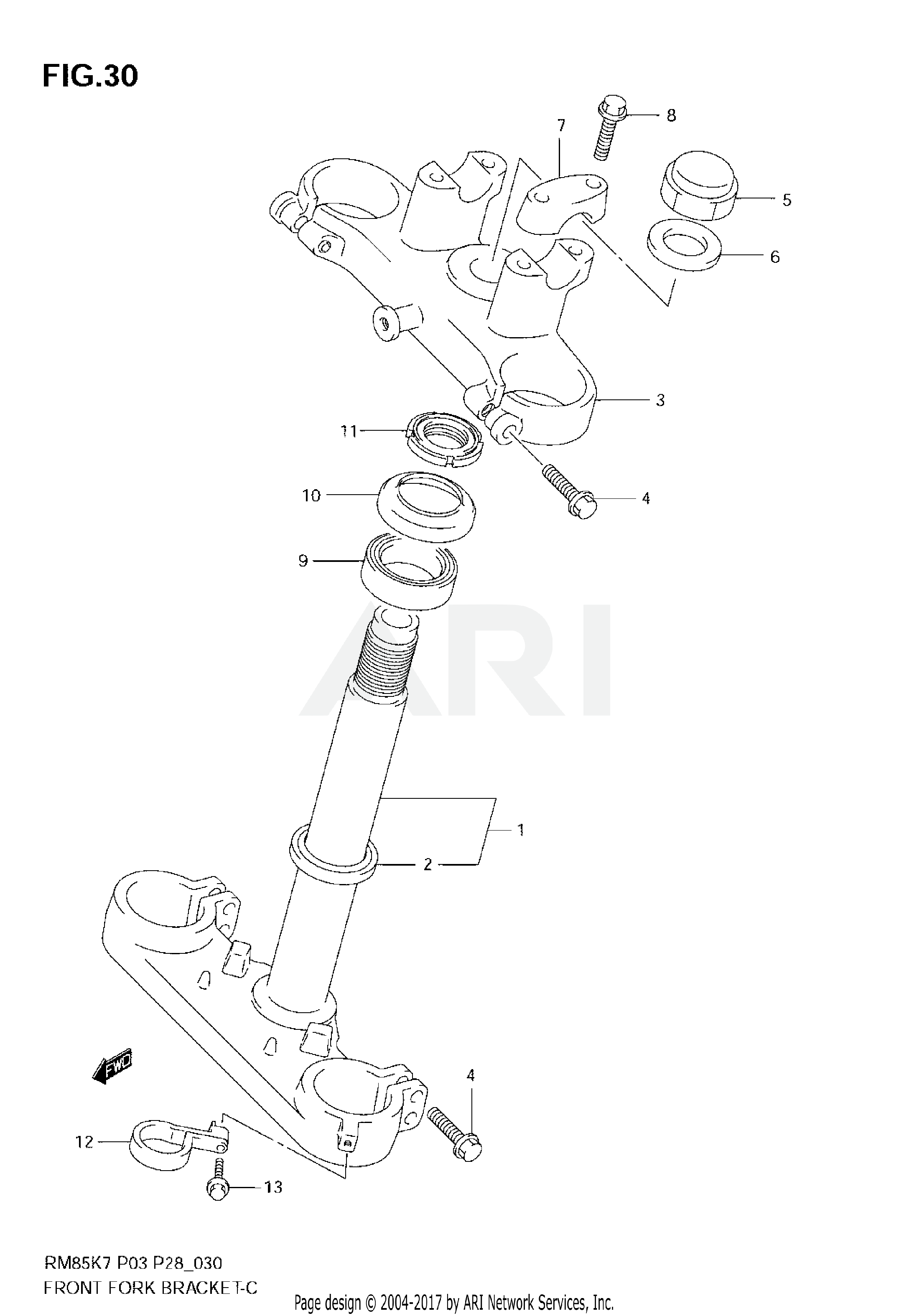 FRONT FORK BRACKET