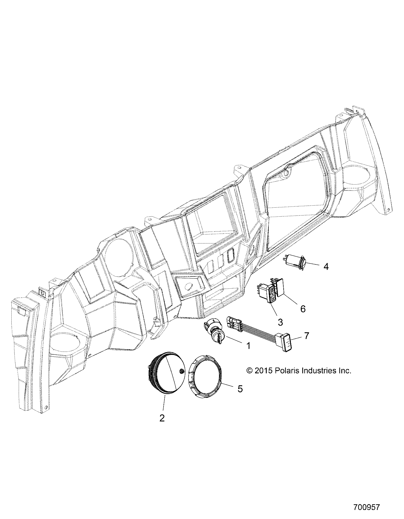 ELECTRICAL, DASH INSTRUMENTS and CONTROLS - R20MAA57L7 (700957)