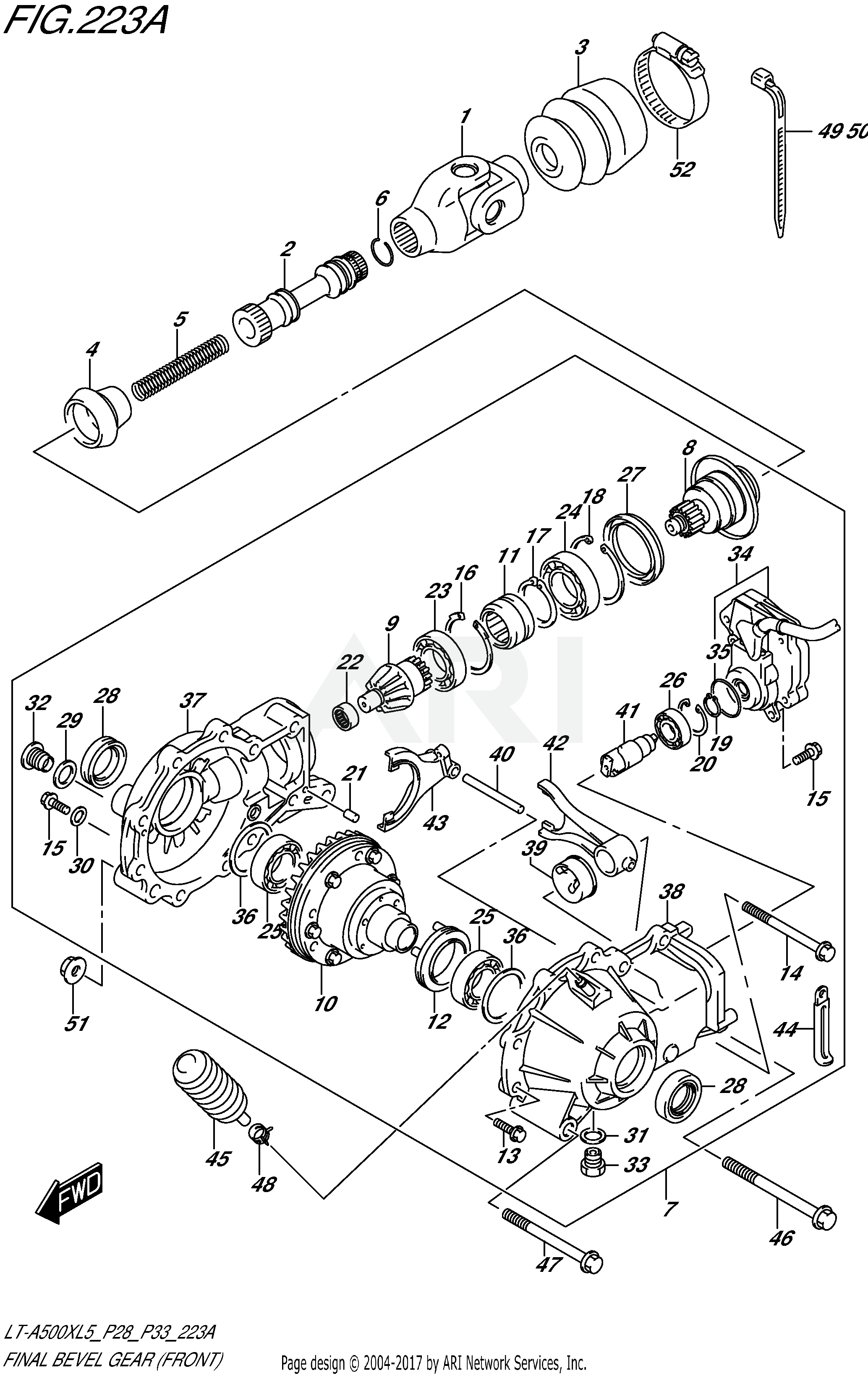 FINAL BEVEL GEAR (FRONT)