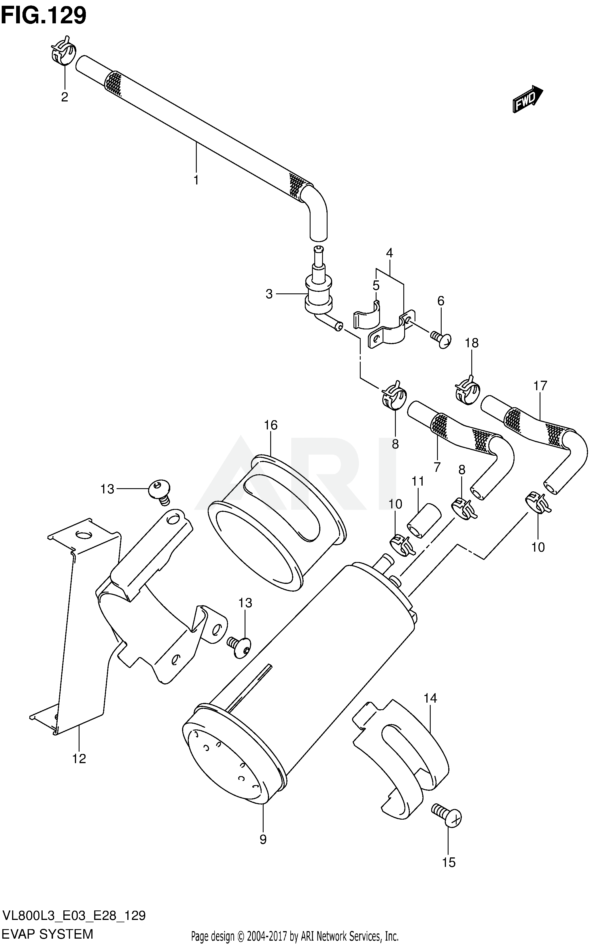 EVAP SYSTEM (VL800L3 E33)