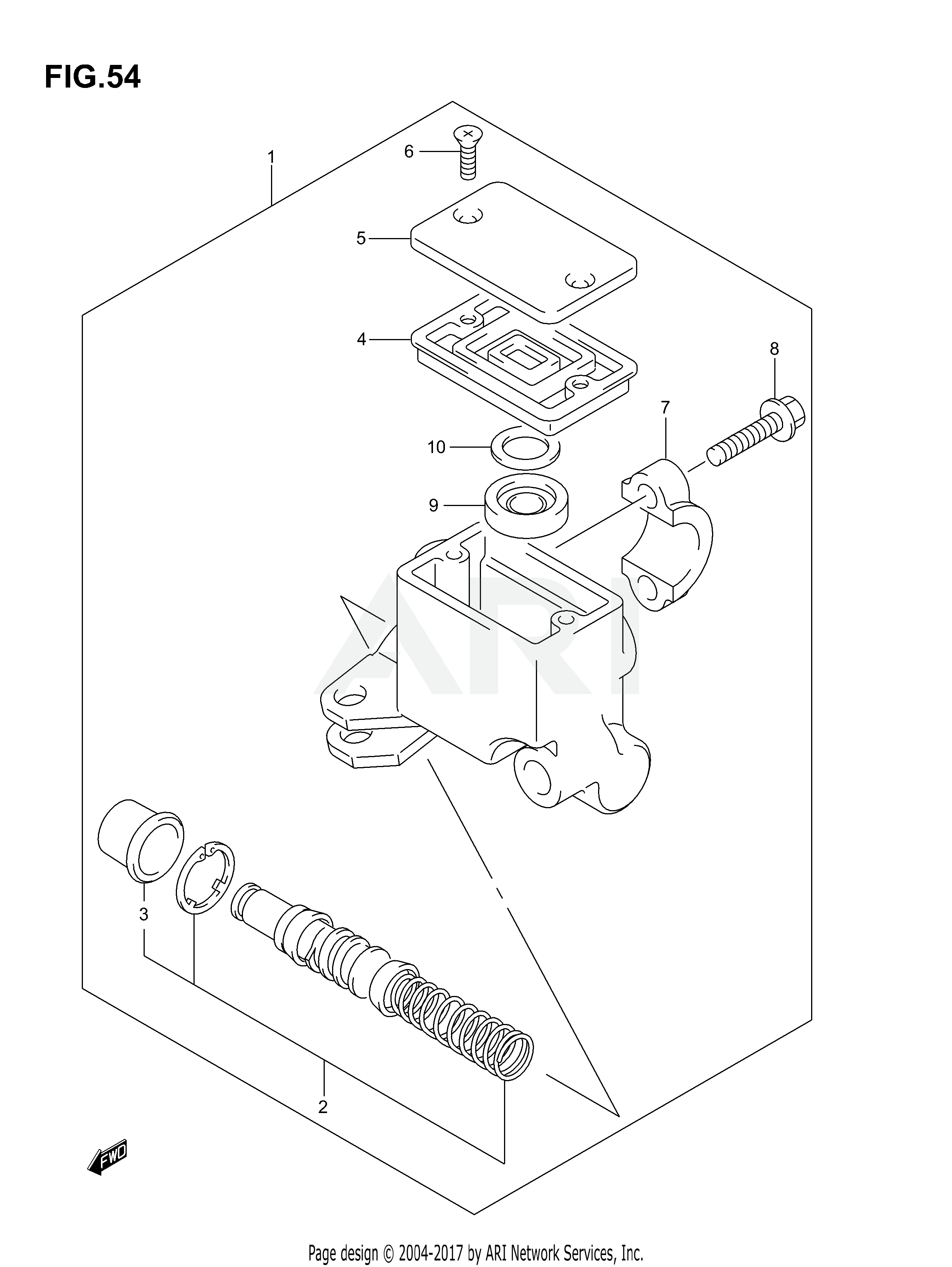 FRONT MASTER CYLINDER