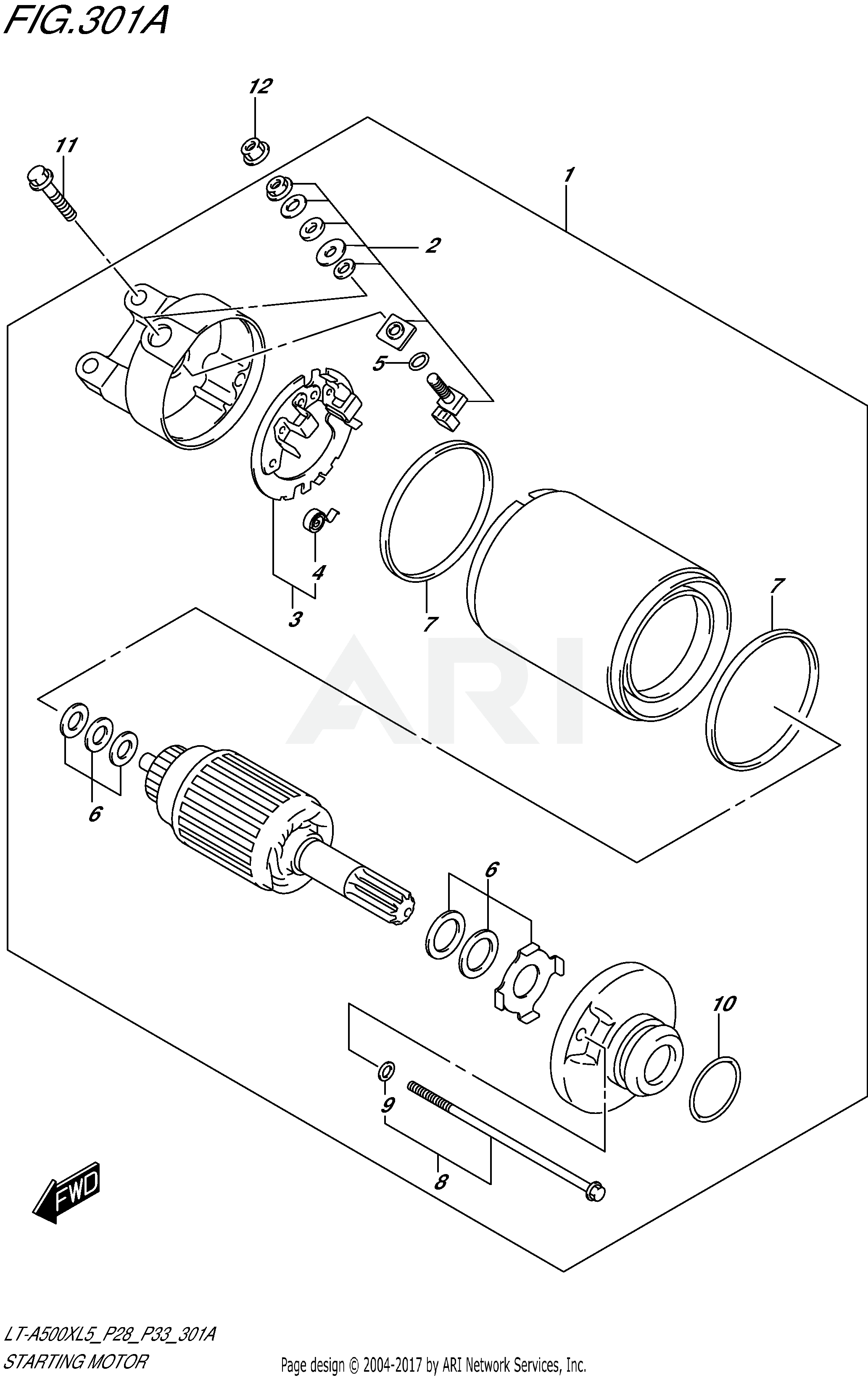 STARTING MOTOR