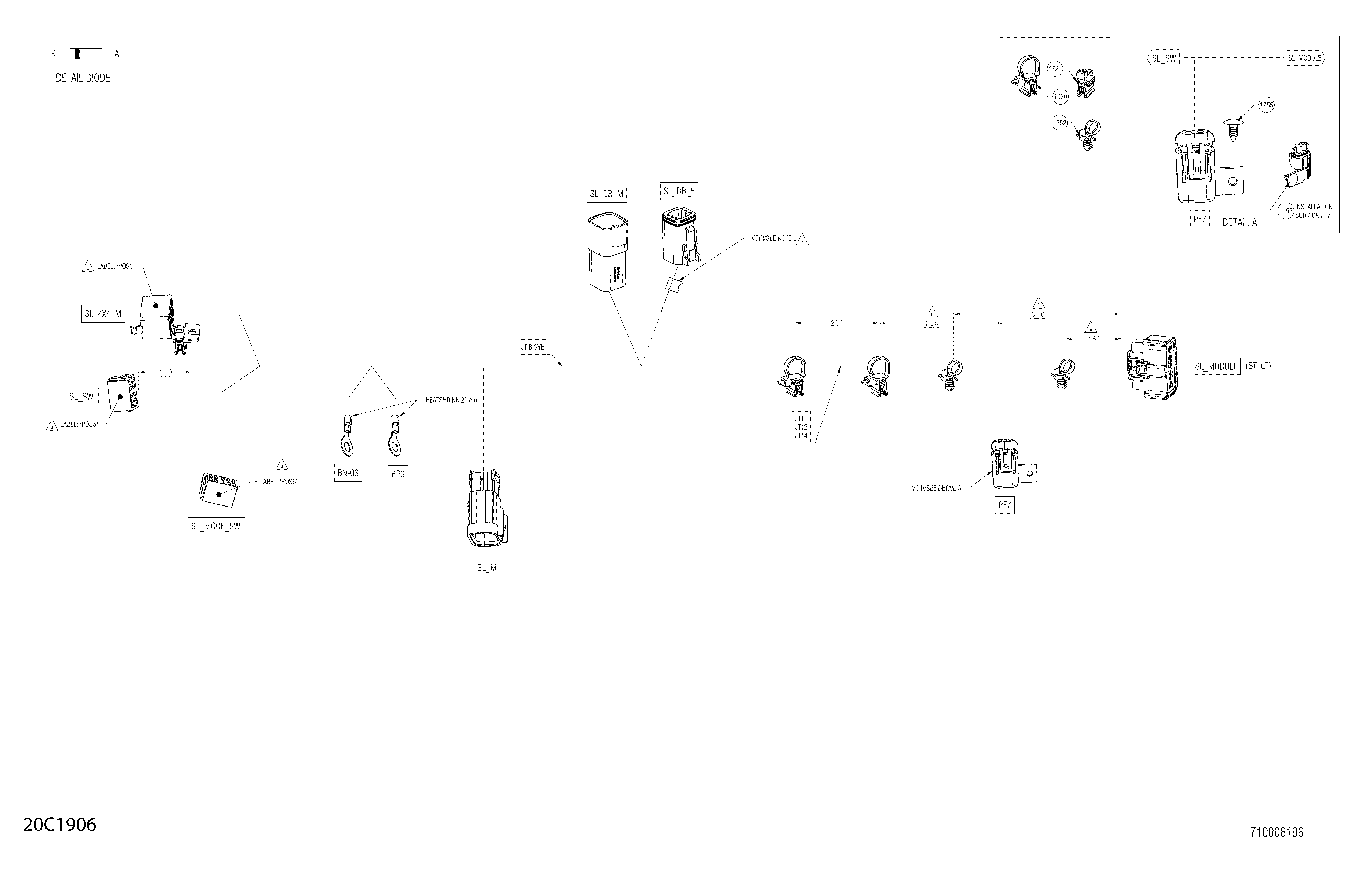 Electrical - Differential Harness - 710006196