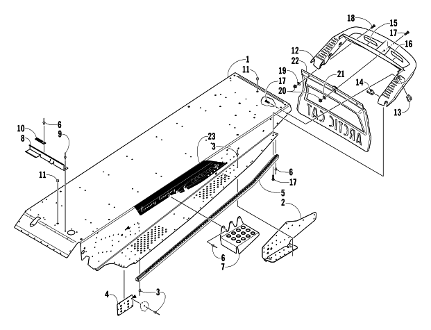 TUNNEL AND REAR BUMPER