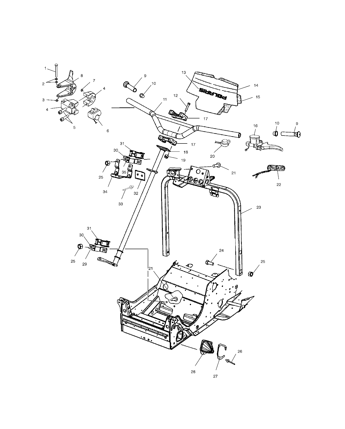 STEERING - HANDLEBAR - S01NX4CS (4961676167B003)