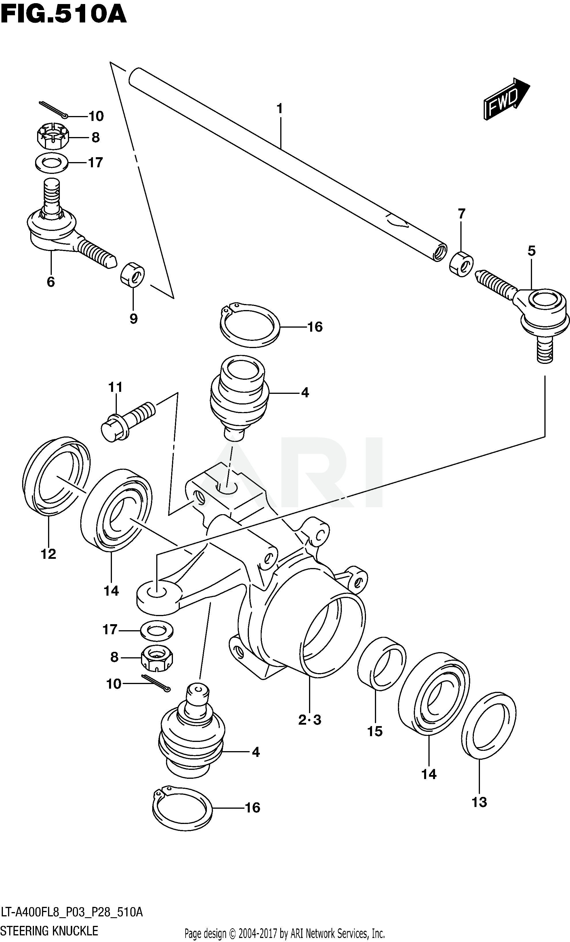 STEERING KNUCKLE