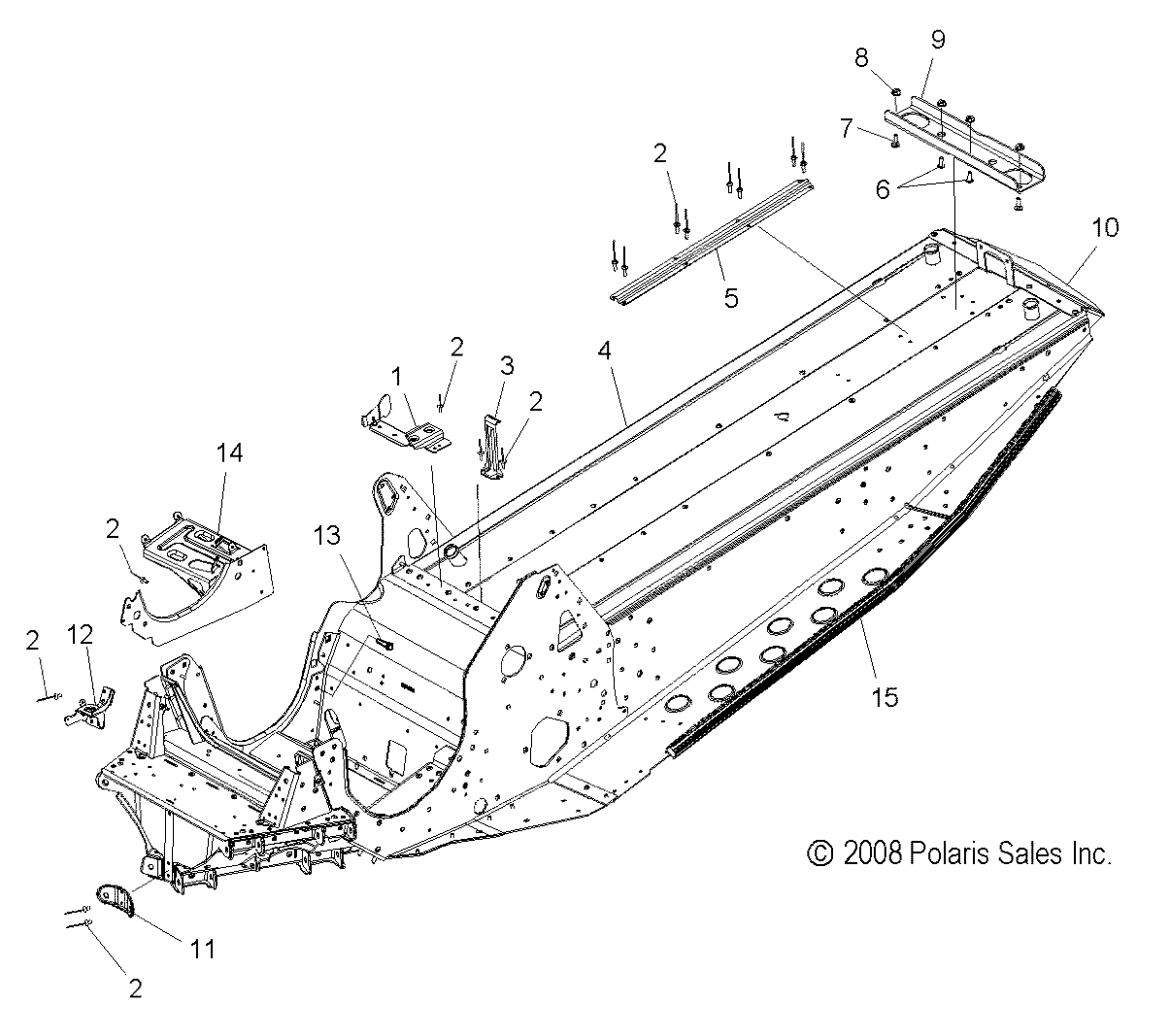 CHASSIS, ASM. - S09PB8ES/ESL (49SNOWCHASSIS09600IQ)