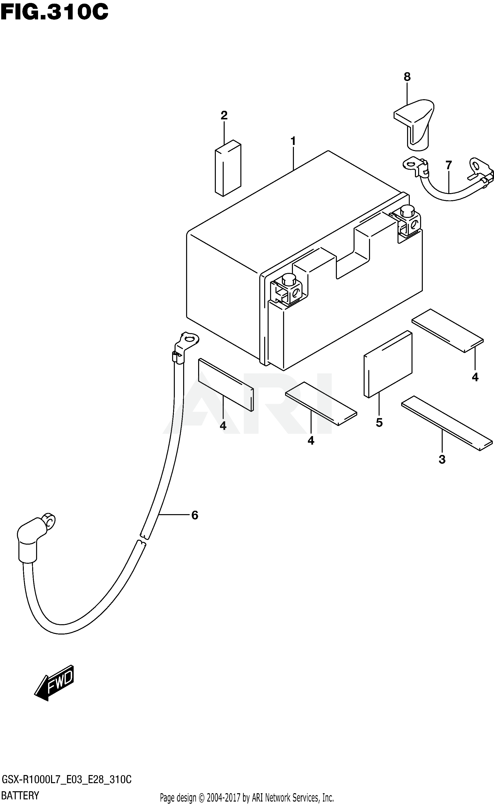 BATTERY (GSX-R1000L7 E33)