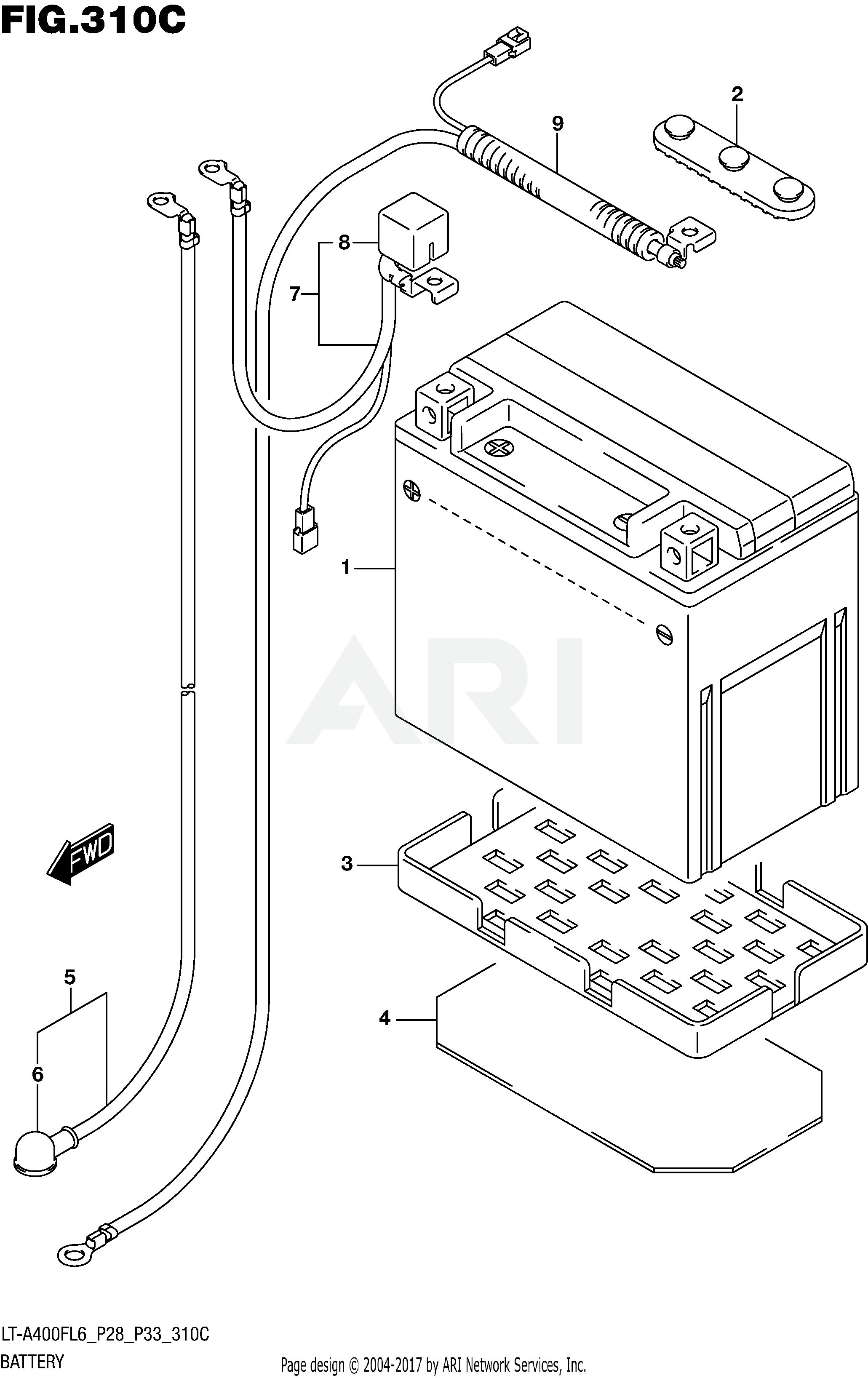 BATTERY (LT-A400FZL6 P33)