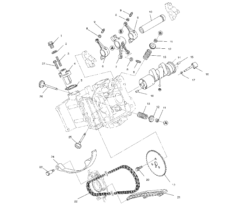 INTAKE and EXHAUST - A02BA50AA/AB (4969976997D03)