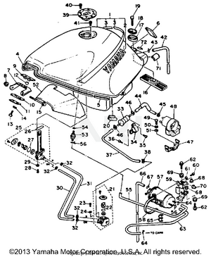 FUEL TANK CALIFORNIA MODEL ONLY