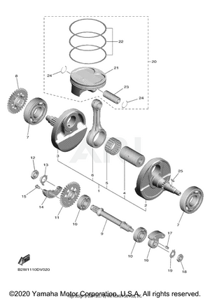 CRANKSHAFT PISTON