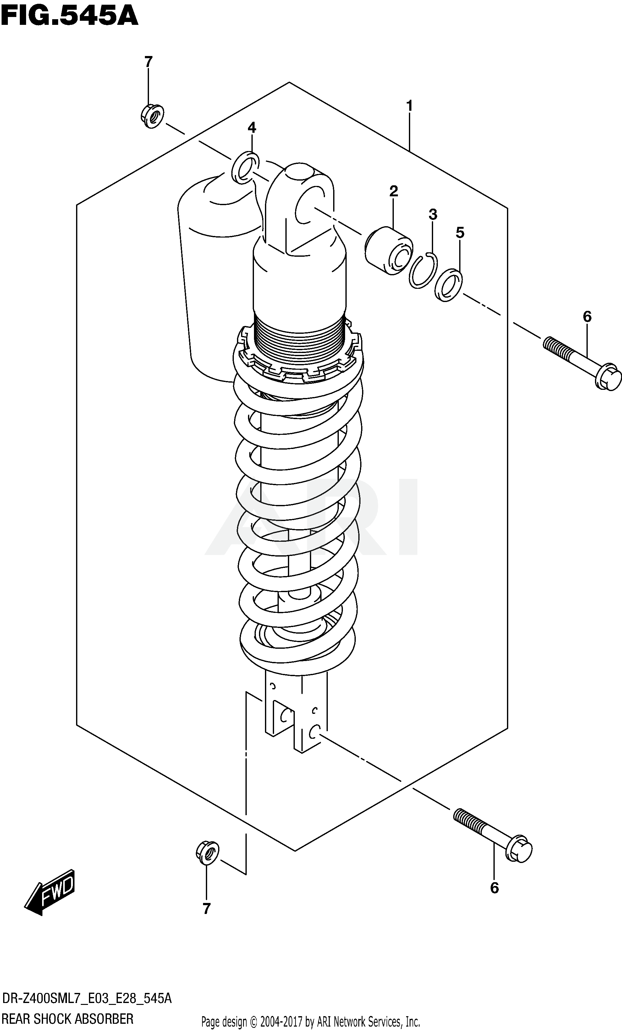 REAR SHOCK ABSORBER