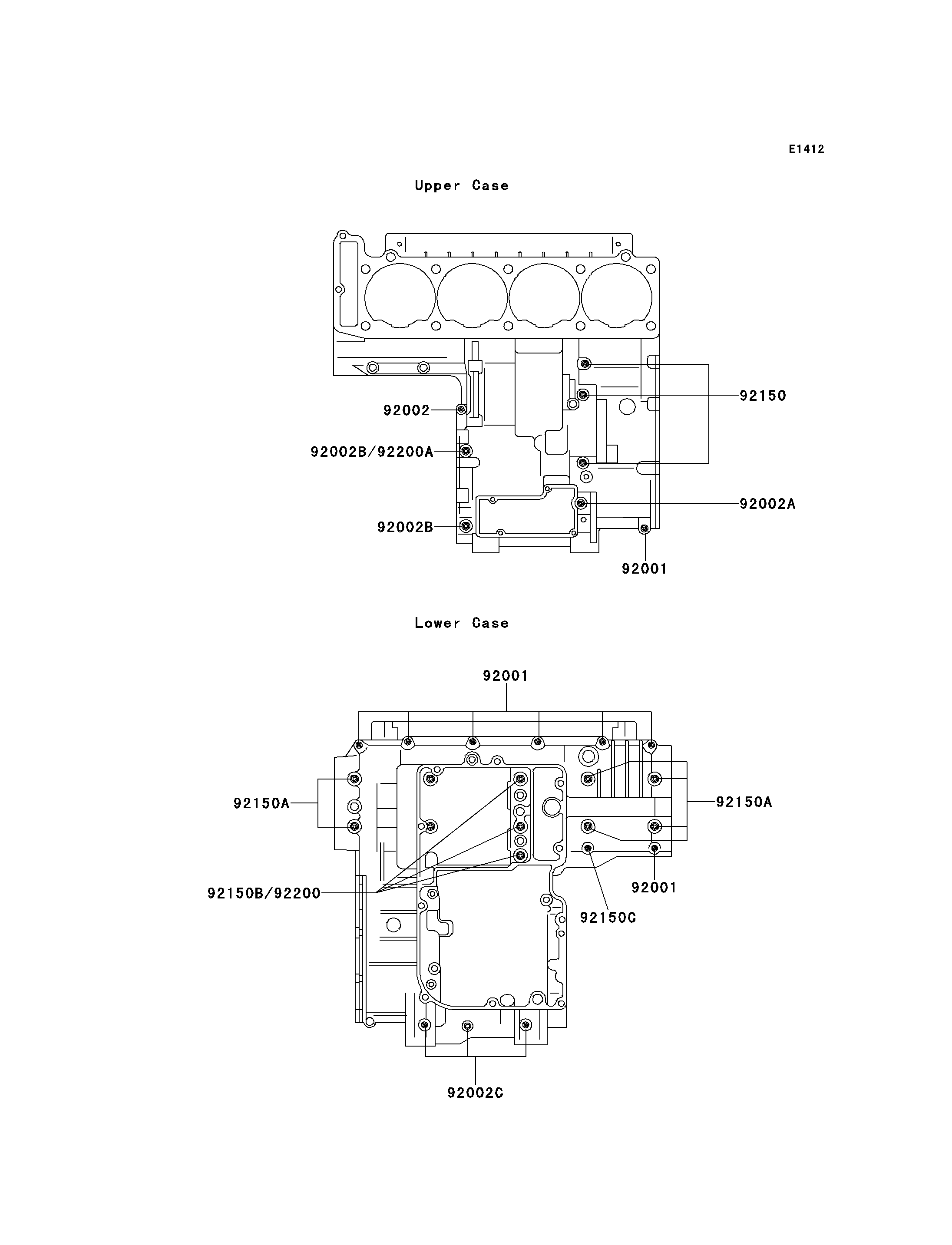 Crankcase Bolt Pattern