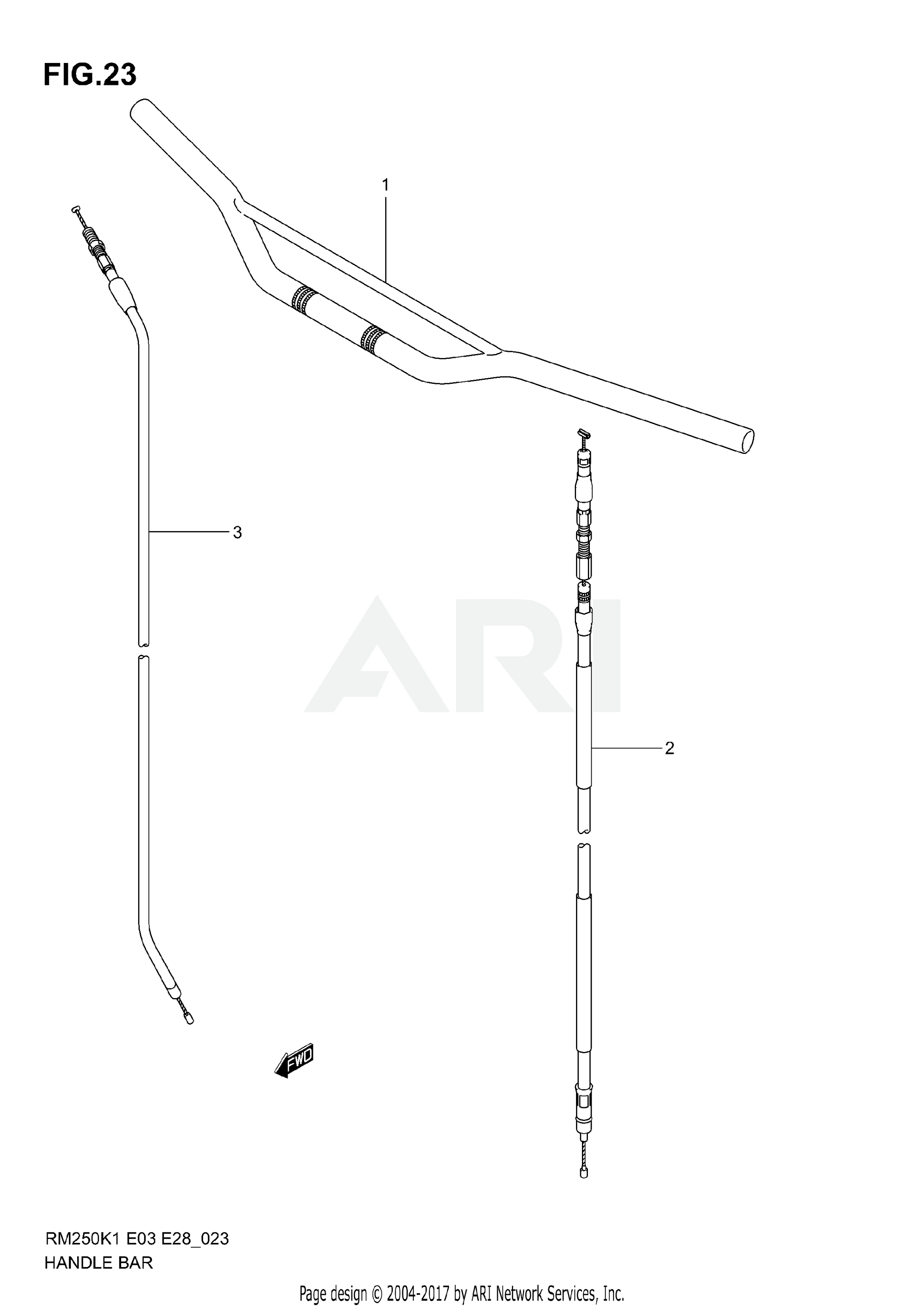 HANDLEBAR (MODEL K1/K2/K3/K4)