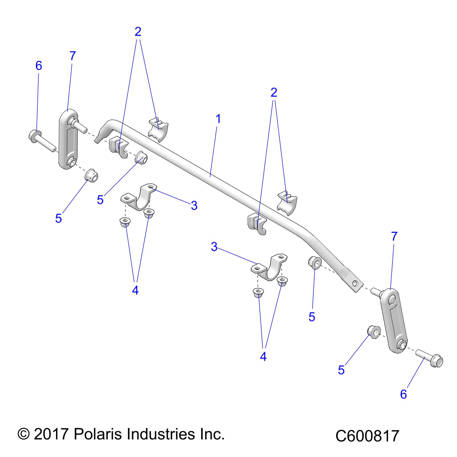 SUSPENSION, SWAY BAR - S20CED5BSL/BSU (C600817)