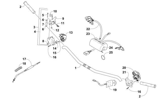 HANDLEBAR AND CONTROLS