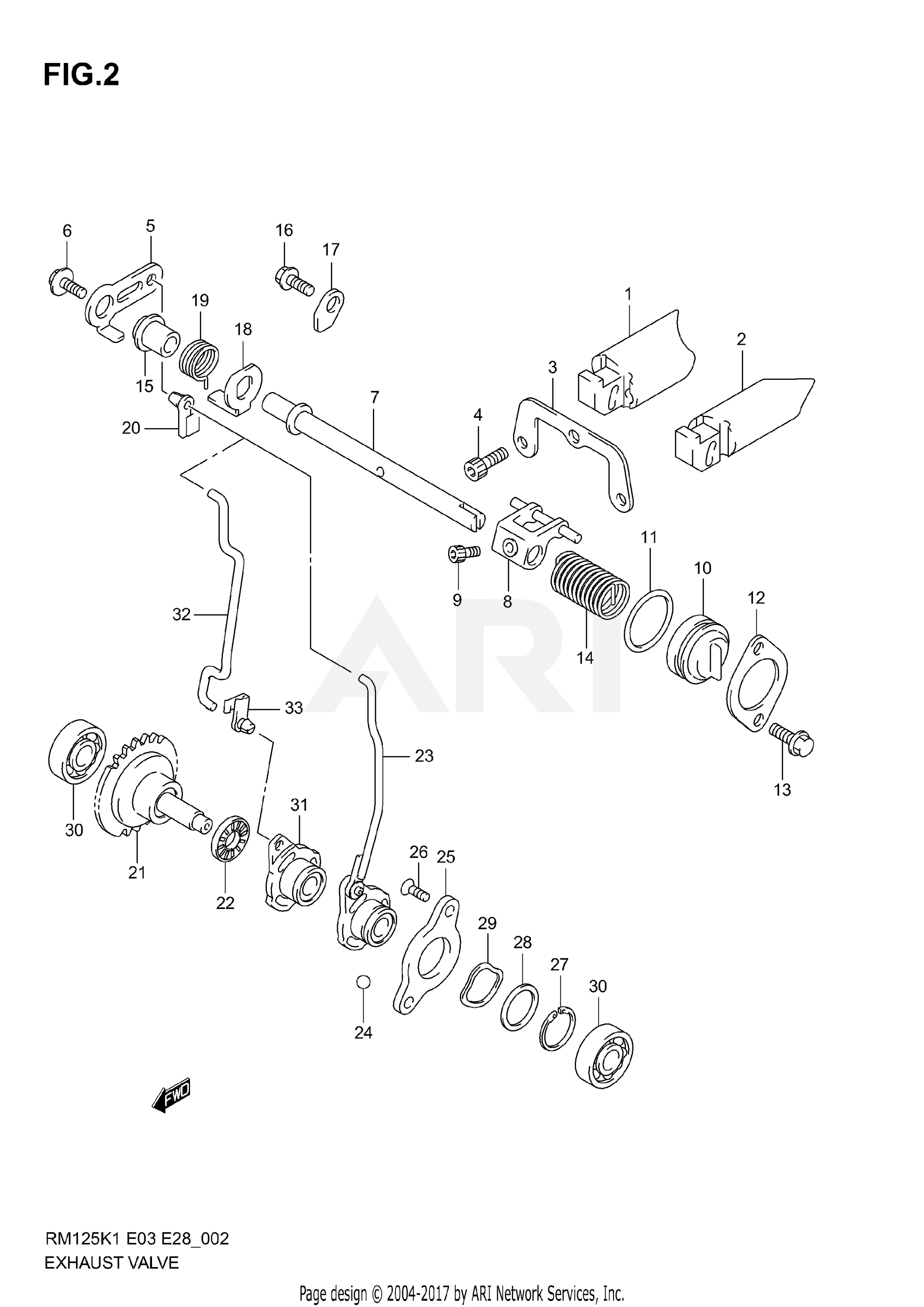 EXHAUST VALVE (MODEL K1/K2)