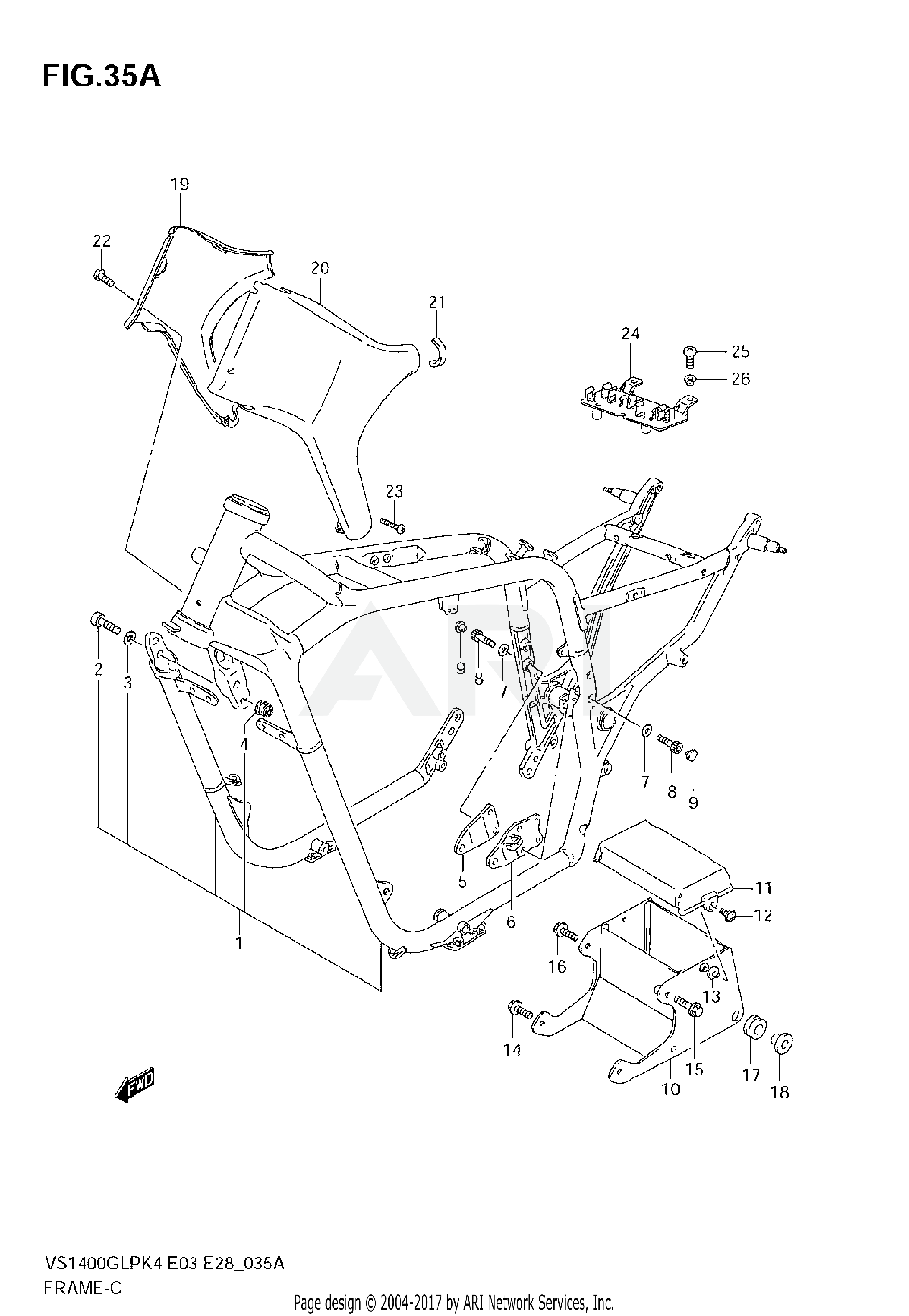 FRAME (MODEL K5/K6/K7/K8)